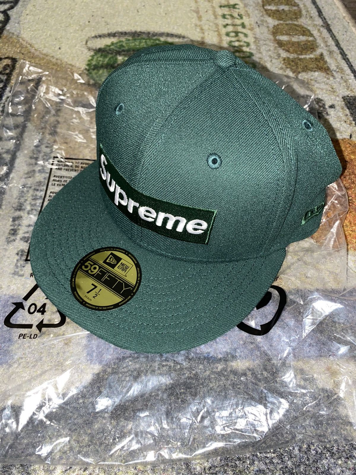 Supreme Supreme Sharpie Box Logo New Era Fitted Cap 7 1/2 | Grailed