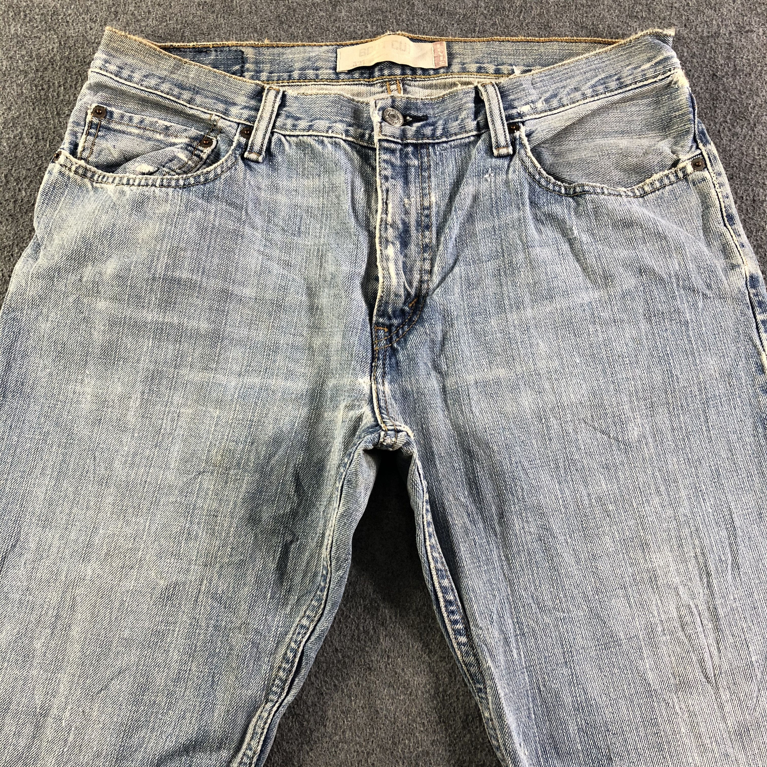 Levi's Vintage Levis 527 Mini Flared Jeans-J4299 Size US 35 - 3 Thumbnail
