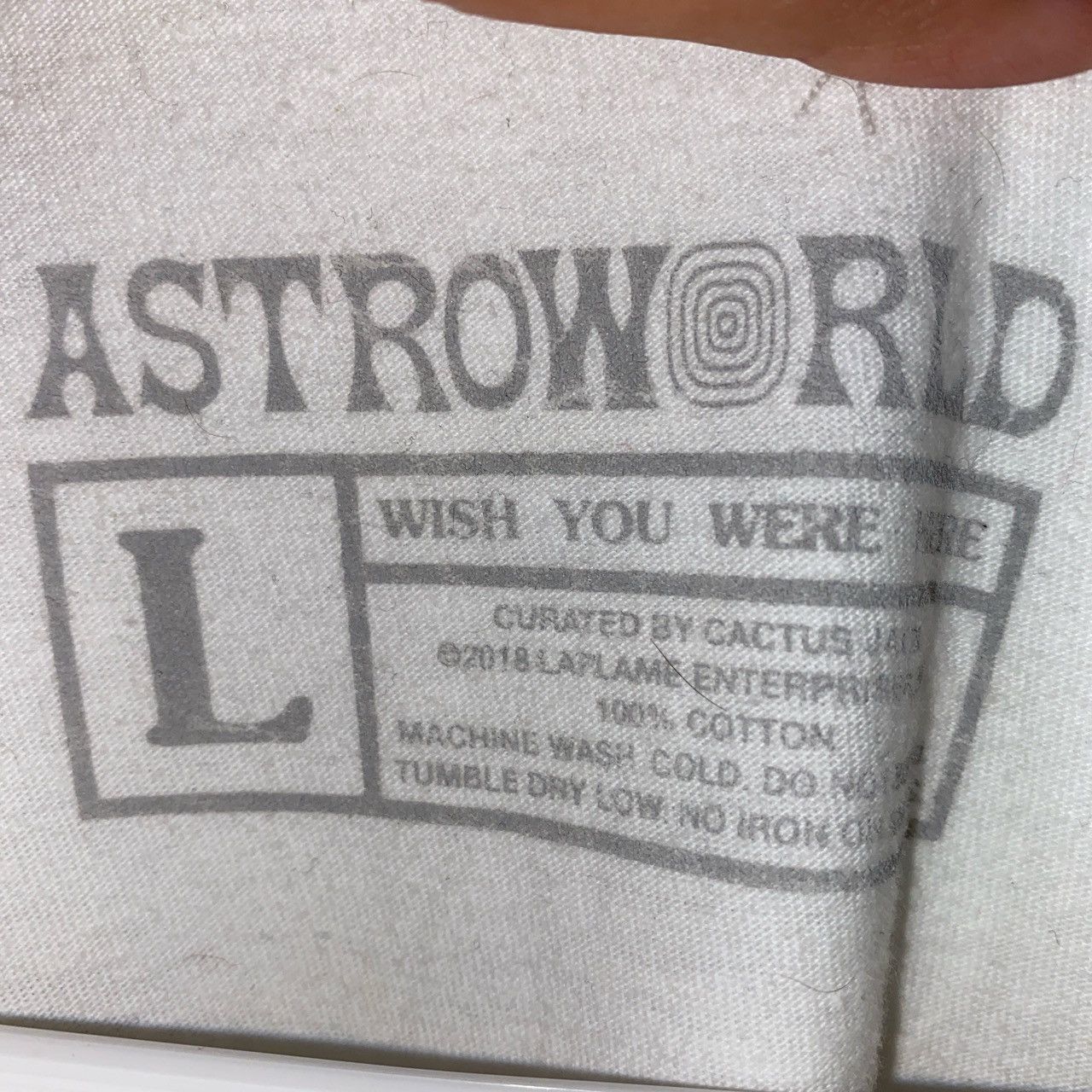 Travis Scott Travis Scott Astroworld “Happy Face” T-Shirt Size US L / EU 52-54 / 3 - 3 Thumbnail