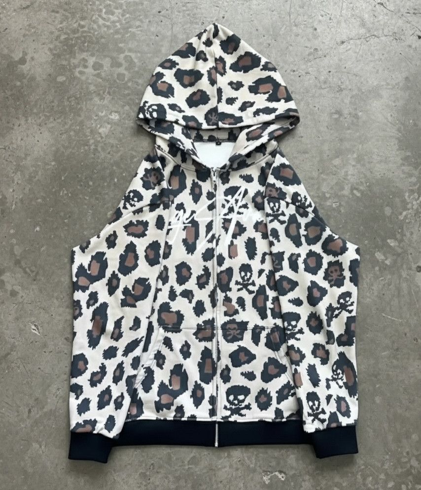 Other High Street Retro Punk Leopard Toxic Skull Design Hoodie Size L / US 10 / IT 46 - 1 Thumbnail