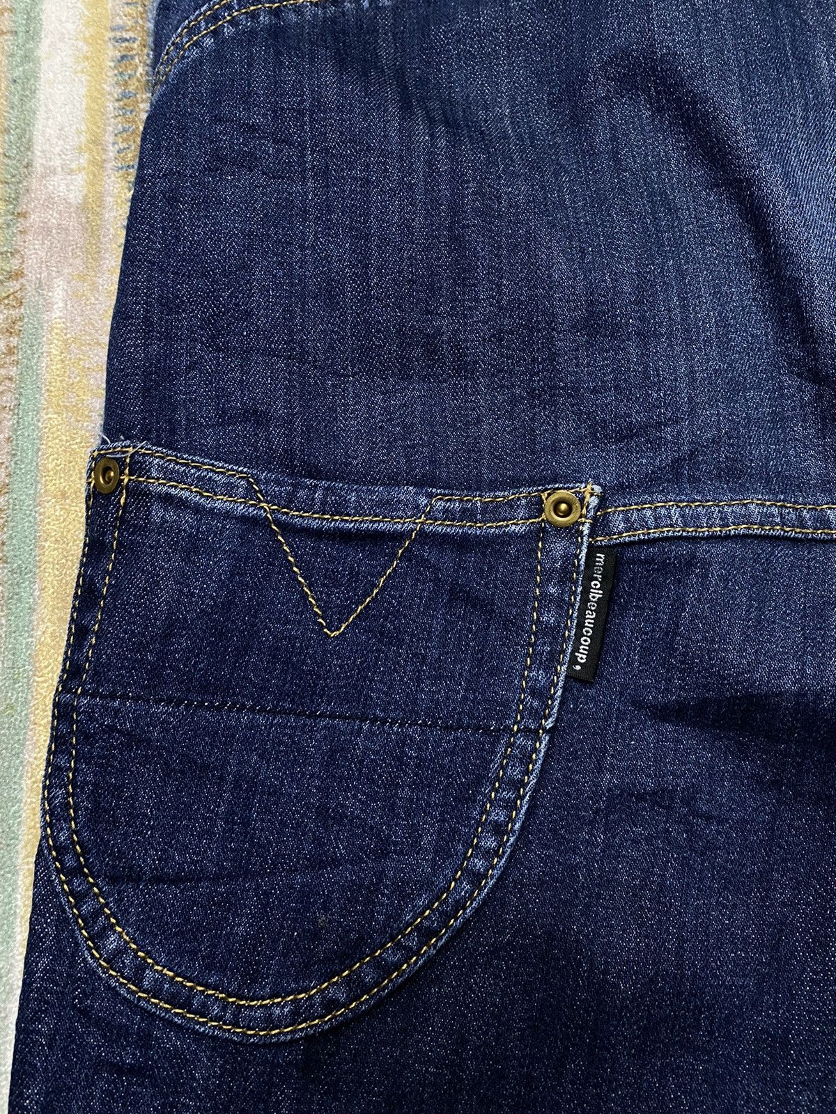 mercibeaucoup MERCIBEAUCOUP Jevous Enprie Stretch Crotch Denim Pants Size US 31 - 7 Thumbnail