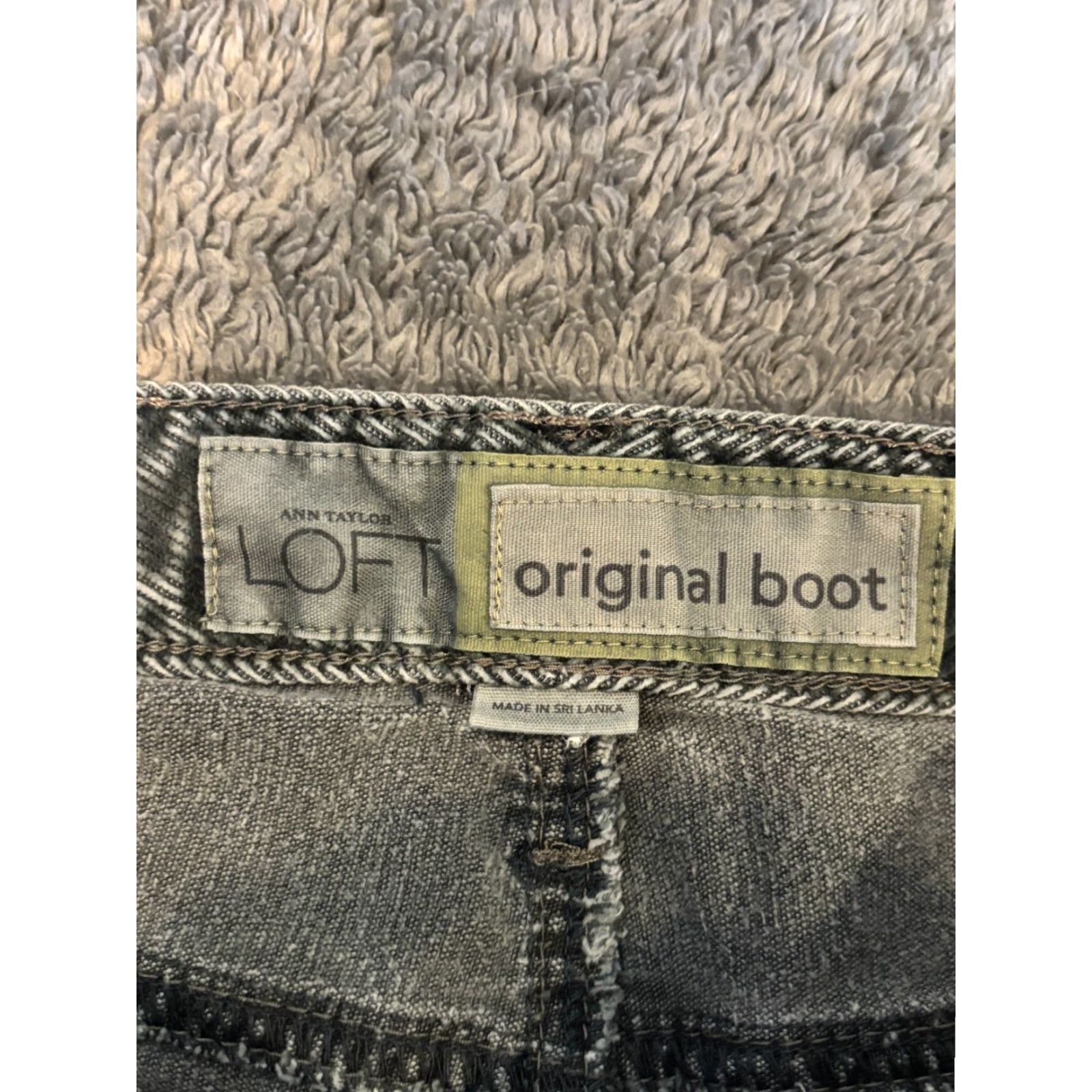 Ann Taylor Ann Taylor LOFT Corduroy Pants Womens 31x30 Original Boot Gray Casual Stretch - Bootcut - Regular - Pants - Gray - Ann Taylor LOFT - Corduroy - 31x30 Size 24" / US 00 / IT 34 - 2 Thumbnail