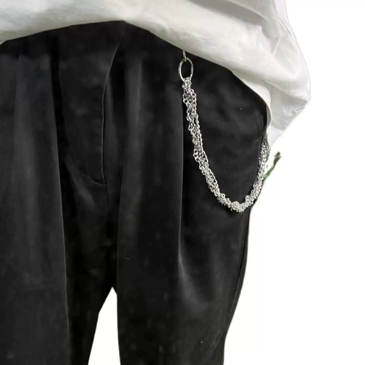 Vintage Retro hip-hop punk style jeans waist chain Size ONE SIZE - 4 Thumbnail