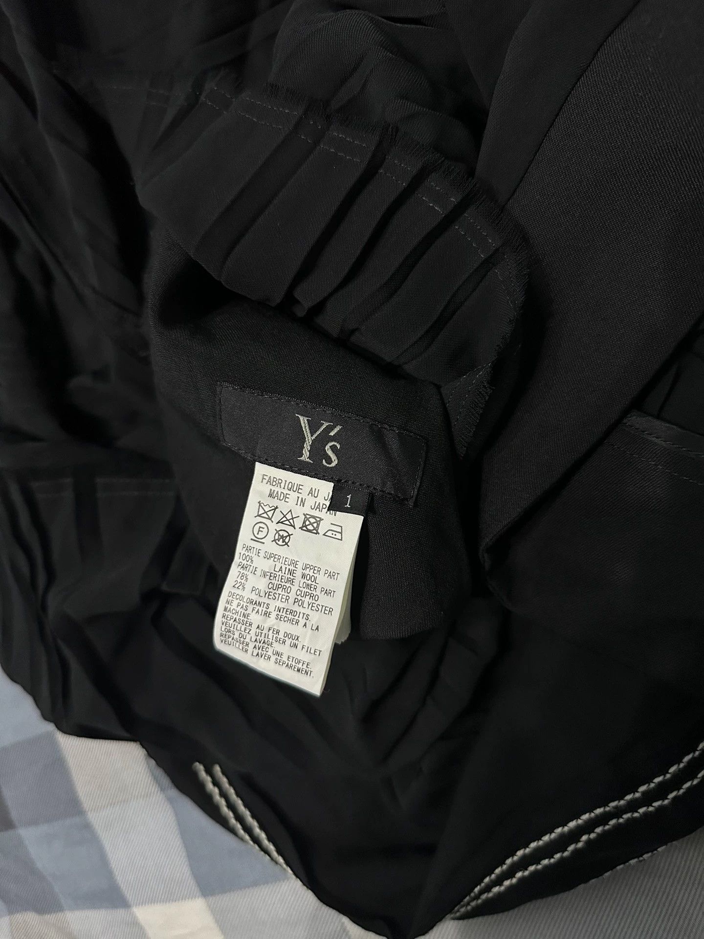 Yohji Yamamoto Y's Yohji Yamamoto pinafore dress cute flattering 95 new Size S / US 4 / IT 40 - 3 Thumbnail