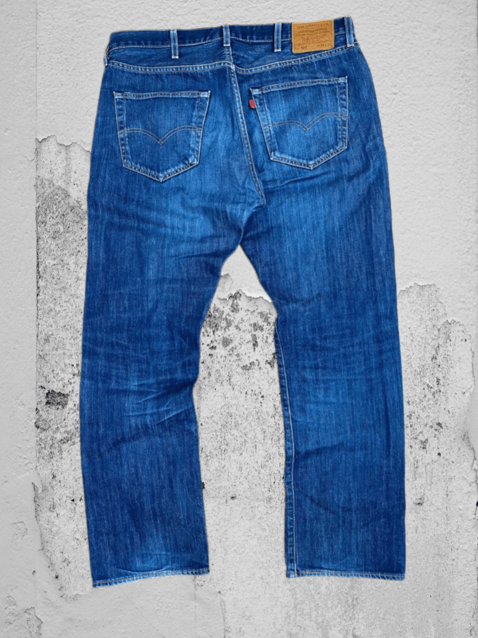 Levi's × Vintage Vintage 90s Levis 501 Orange Tab Jeans Size US 35 - 1 Thumbnail