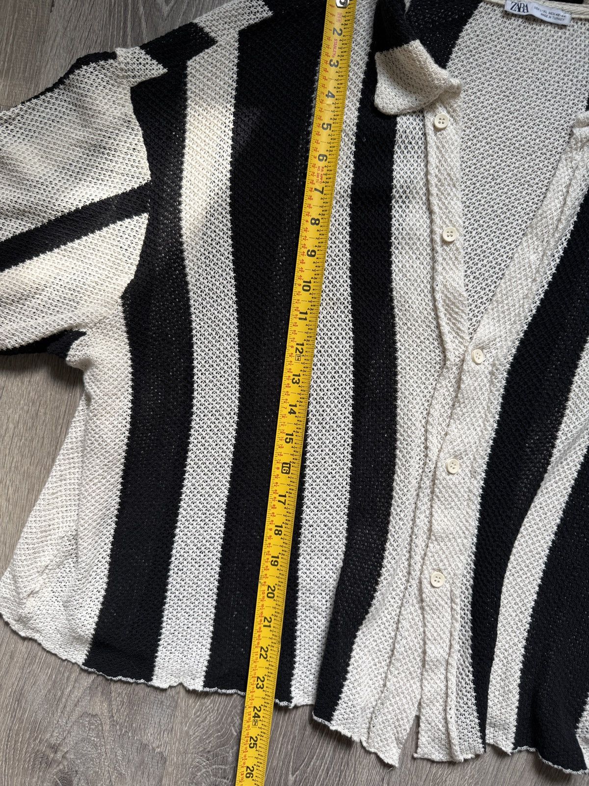 Zara Zara Oreo Crotchet Shirt Size US XL / EU 56 / 4 - 5 Thumbnail
