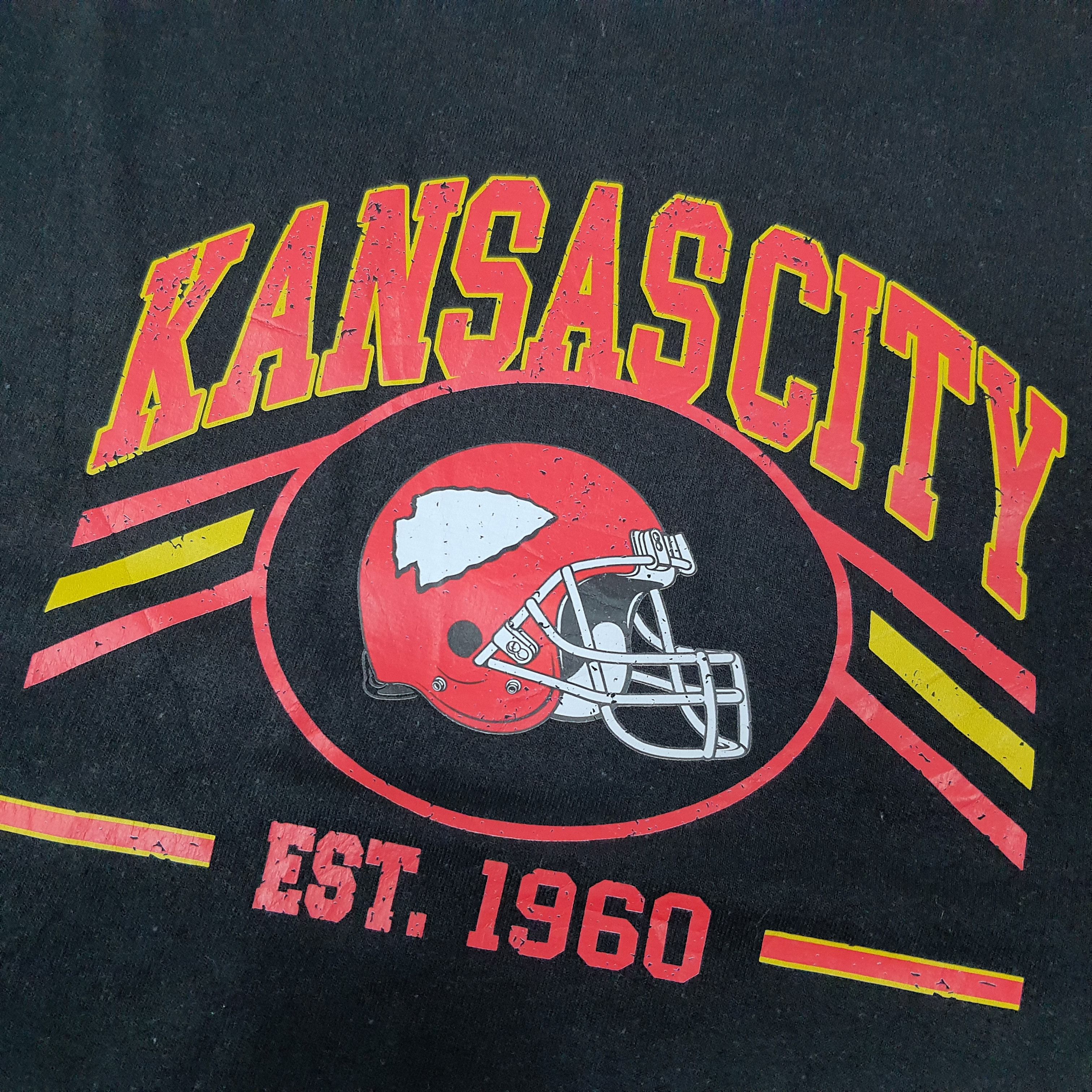 NFL Vintage KansasCity American Football Team Sweatshirt C263N12 Size US M / EU 48-50 / 2 - 2 Thumbnail