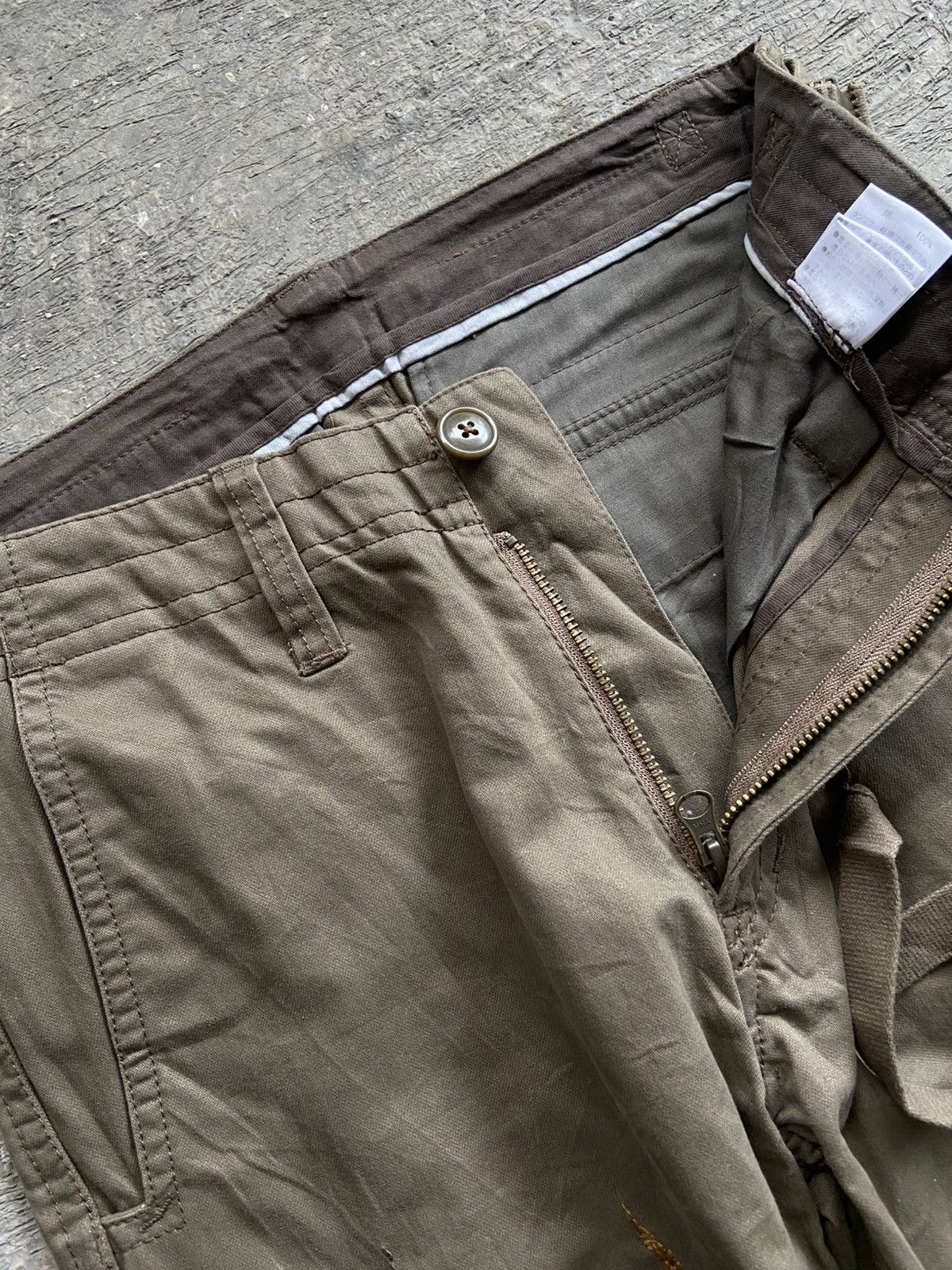 20471120 1990s 291295 Homme - Harajuku Style Cargo Bondage Pants Size US 30 / EU 46 - 5 Thumbnail
