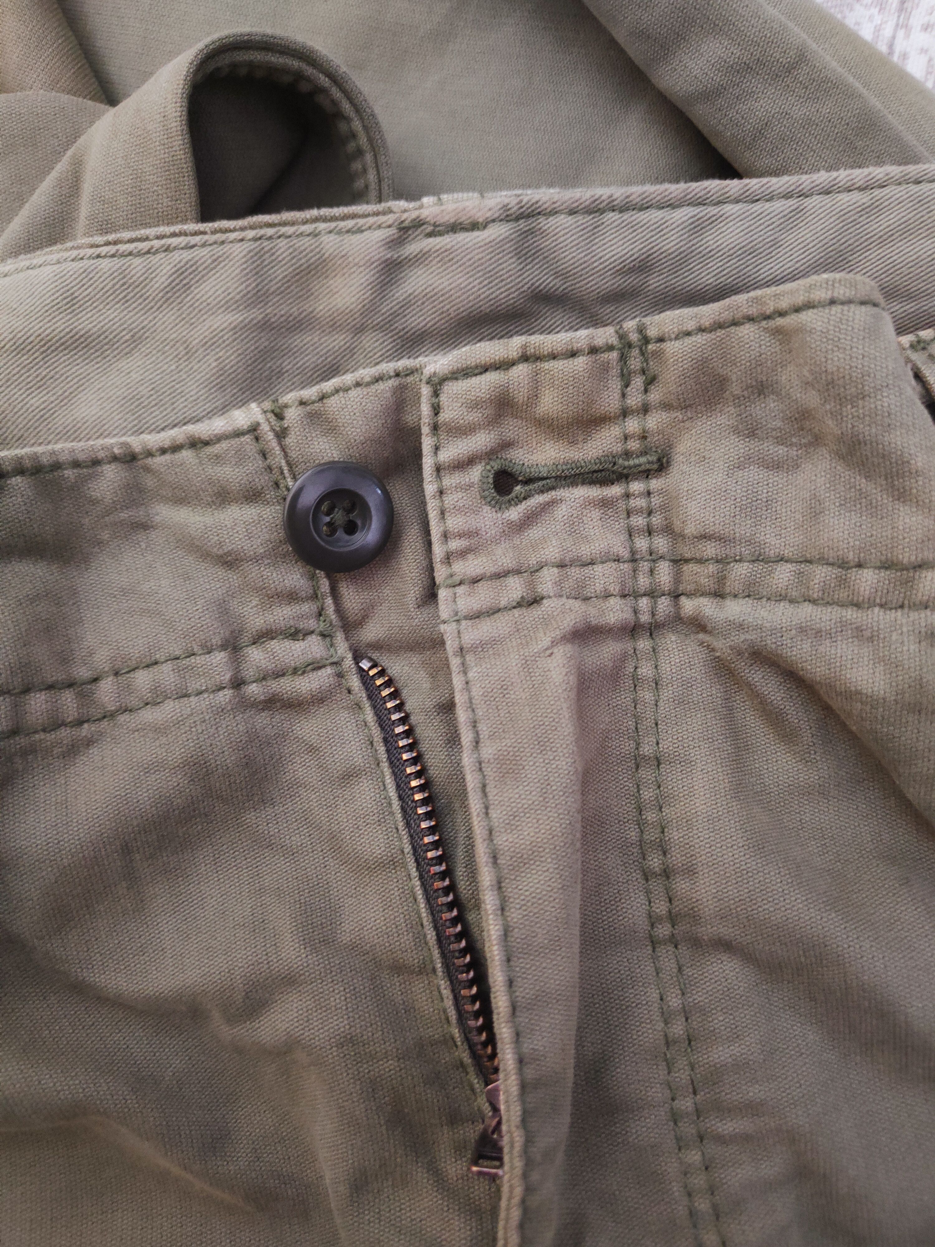 Japanese Brand Uniqlo Green Faded Multipocket Tactical Cargo Pants #W910 Size US 36 / EU 52 - 15 Thumbnail