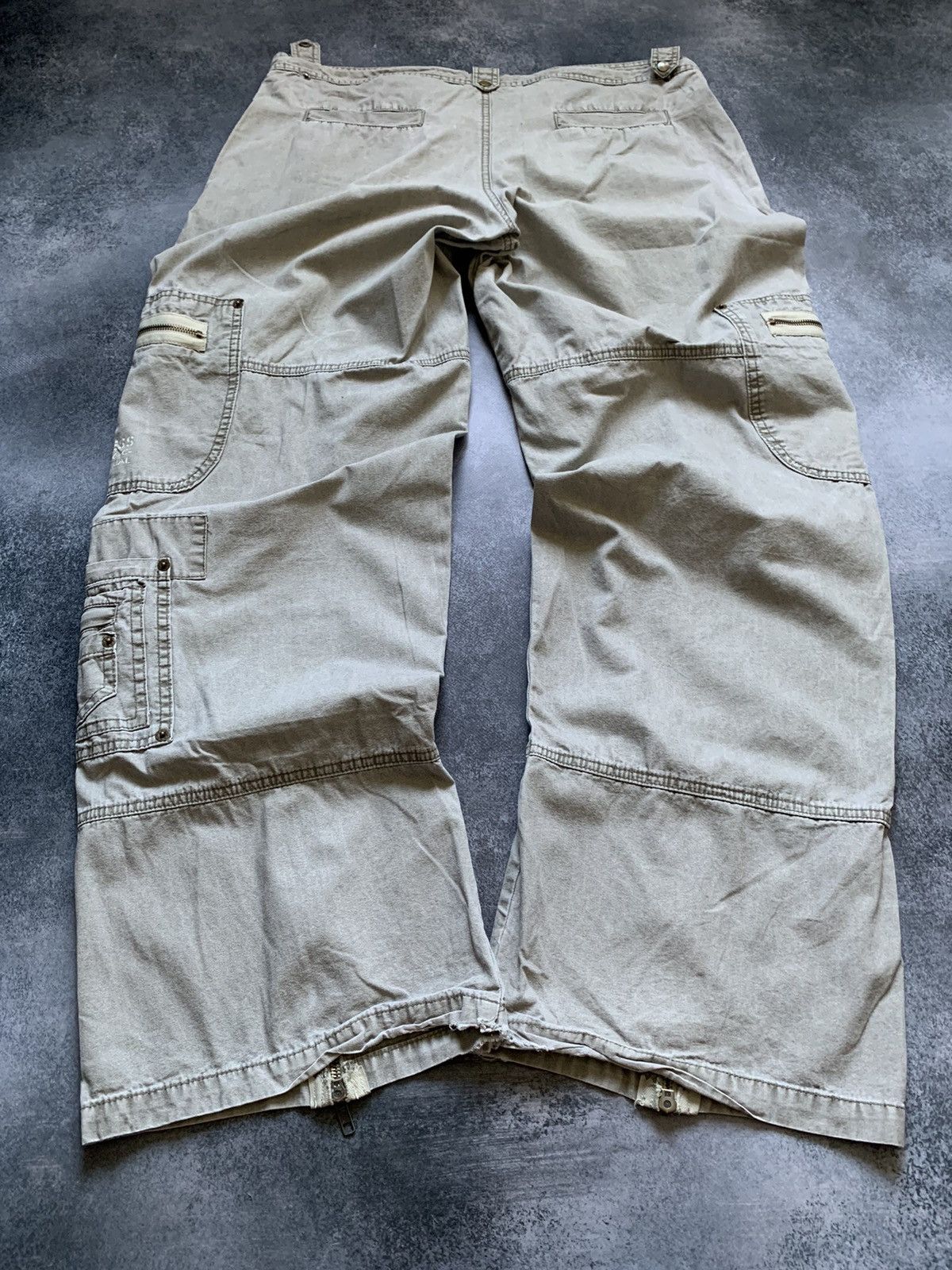 Hysteric Glamour Vintage Balenciaga Junya Watanabe Style Cargo Washed Jeans Size US 34 / EU 50 - 9 Thumbnail
