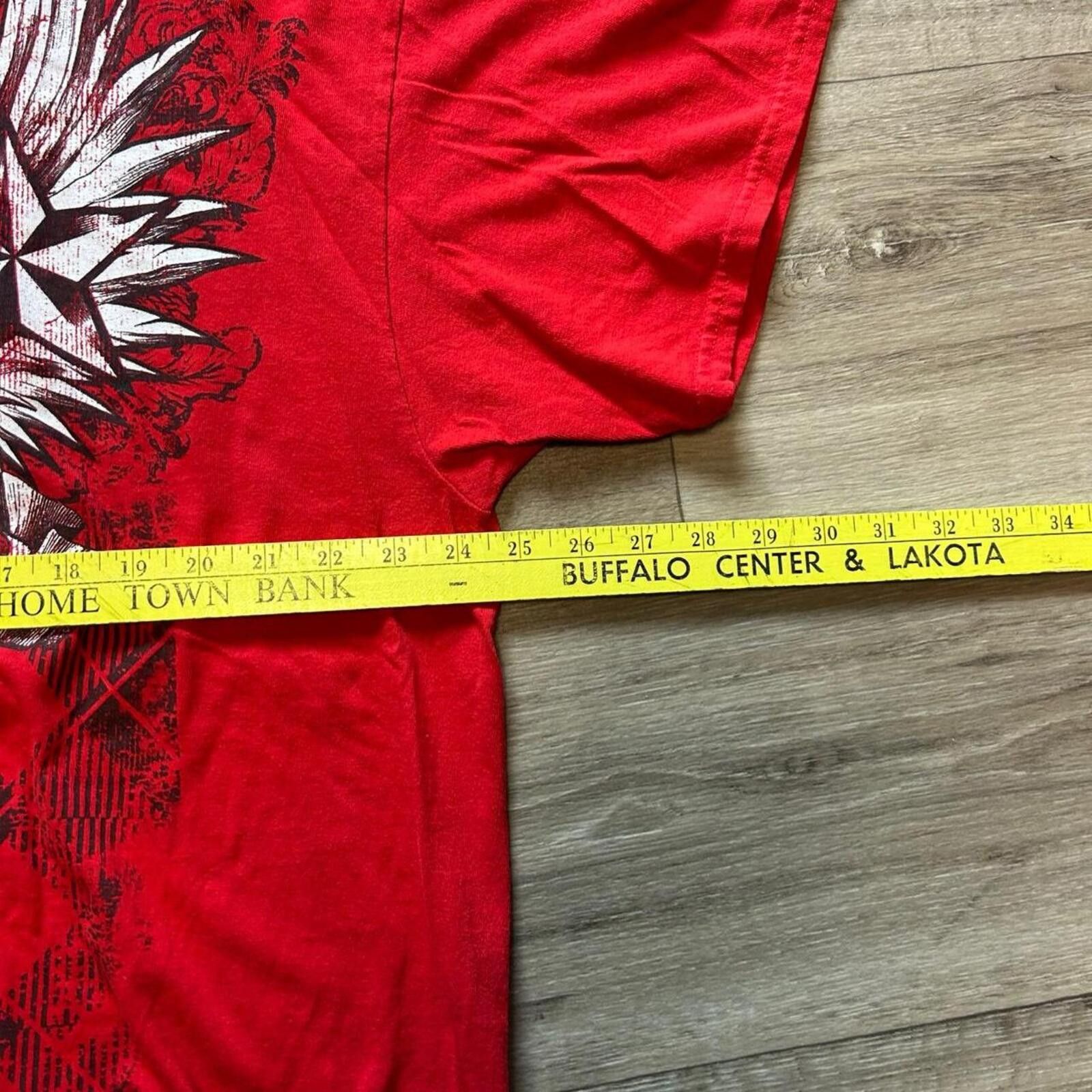 Affliction Vintage Y2K Red affliction style tee wings cross design XXL Size US XXL / EU 58 / 5 - 5 Thumbnail