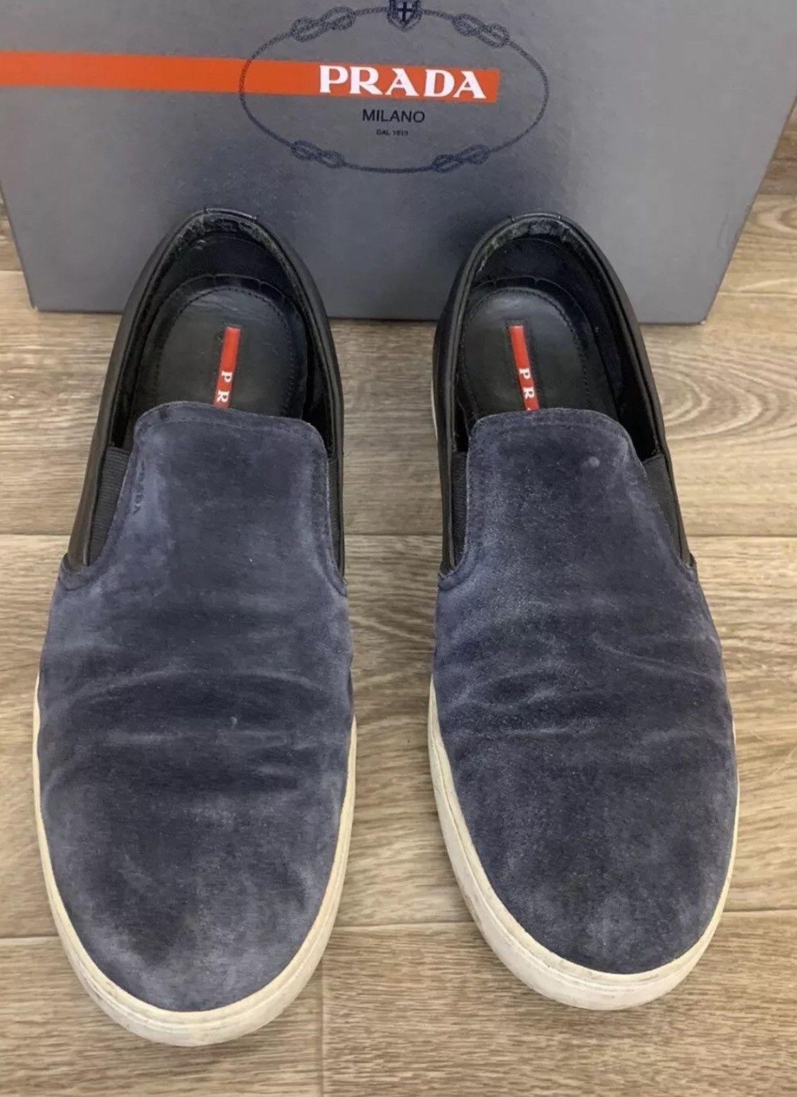 Prada Prada slip one size 13 US gray/black Size US 13 / EU 46 - 1 Thumbnail