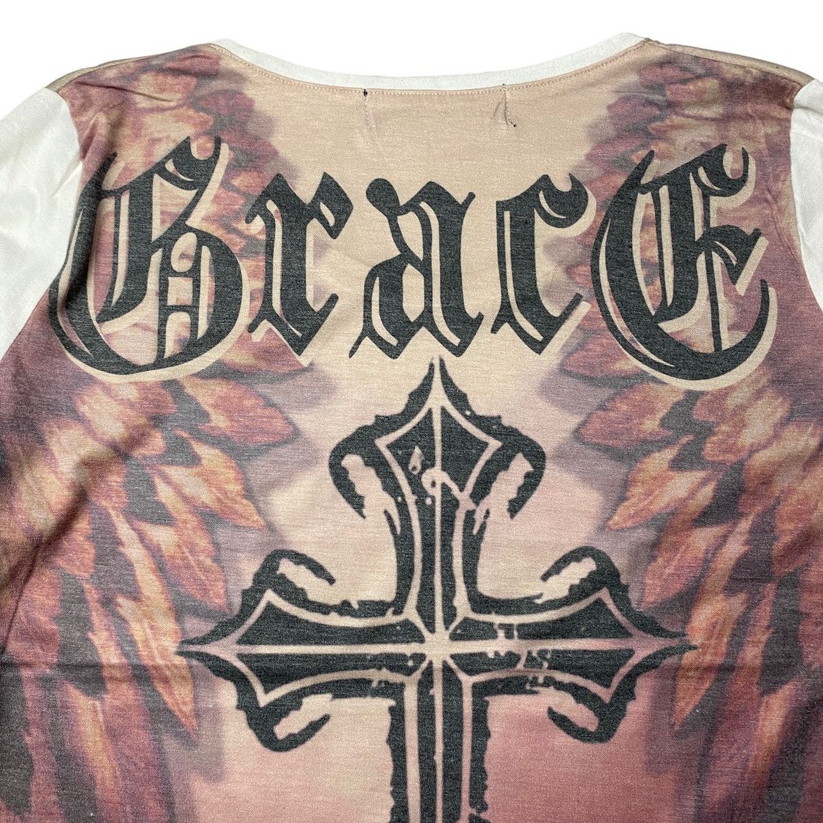 Hysteric Glamour × If Six Was Nine × Japanese Brand 2000's Prive Joke Punk Angel Wing Cross Longsleeve Size US S / EU 44-46 / 1 - 4 Thumbnail