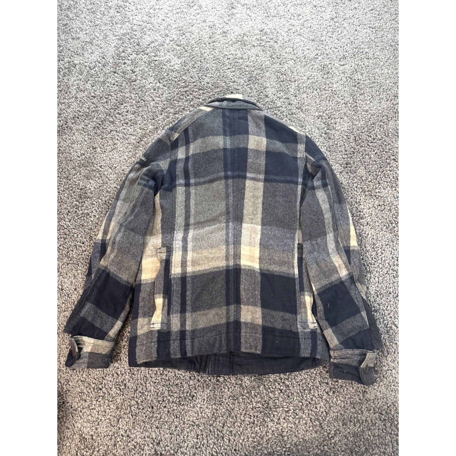 Abercrombie & Fitch Abercrombie & Fitch Men's Wool Plaid Upper Hudson Jacket S Multicolor Lined Zipper Button Regular Jacket Size US S / EU 44-46 / 1 - 5 Thumbnail