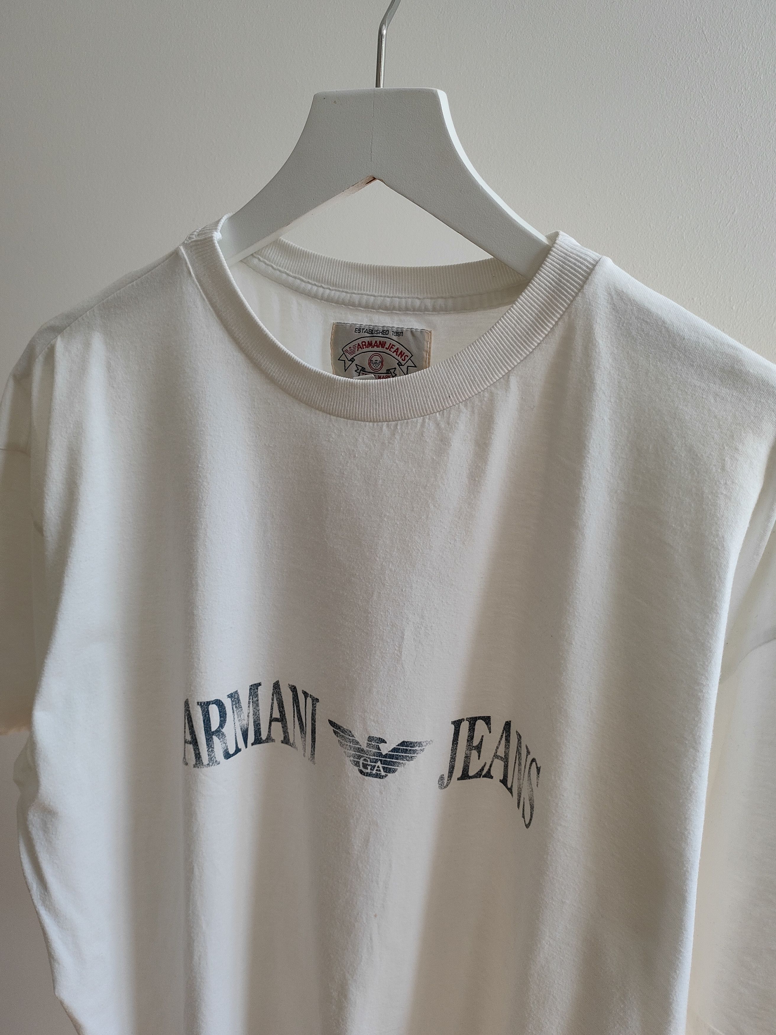 90s Vintage Armani Jeans T-shirt