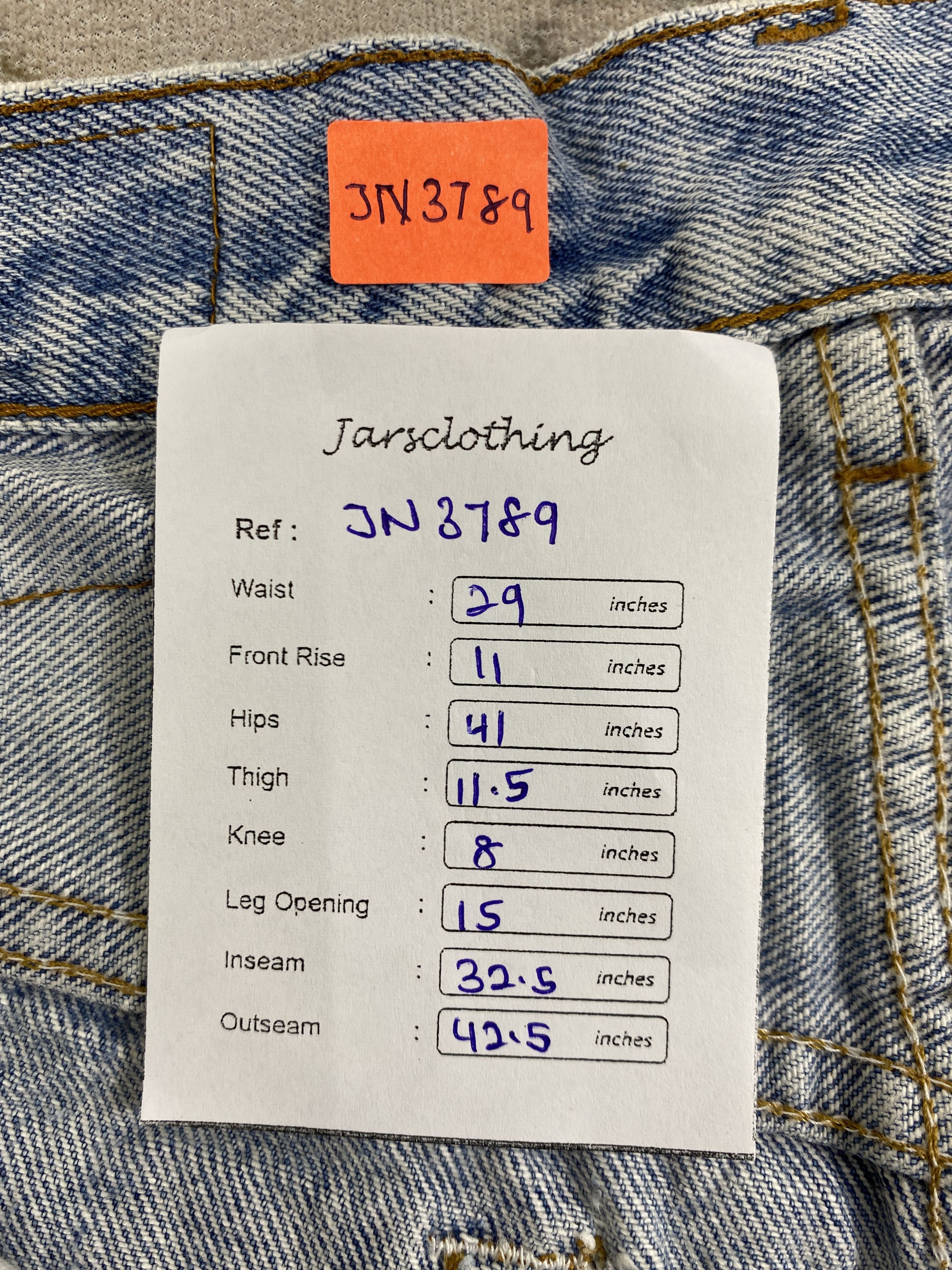 Levi's Vintage Levi's 501 Light Blue Jeans 29x32.5- JN3789 Size US 29 - 8 Thumbnail