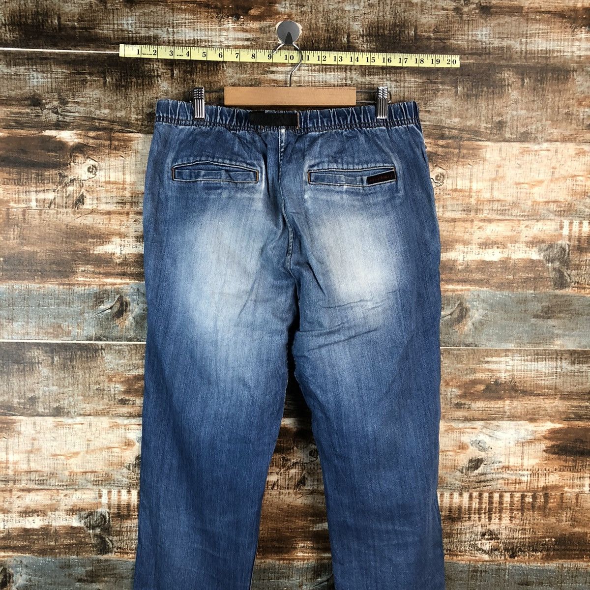 Gramicci Gramicci Blue ripped distressed Denim Pants #A2135 Size US 31 - 15 Thumbnail