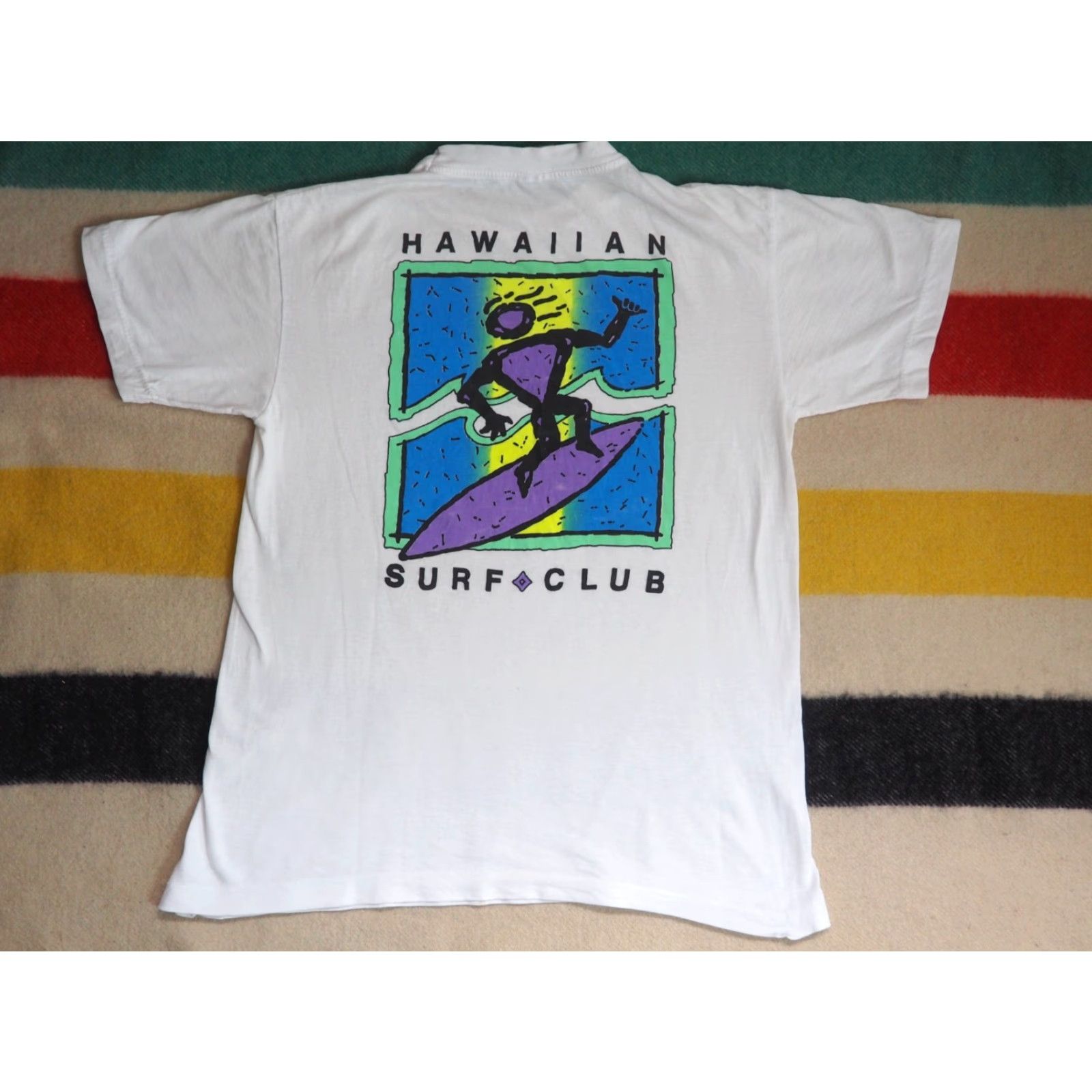 Vintage VTG 90s Caribbean Dreams T-Shirt Shirt Mens M White Tees Surf Club Hawaii Beach Retro Graphic Tee 90s Mens Size US M / EU 48-50 / 2 - 3 Thumbnail