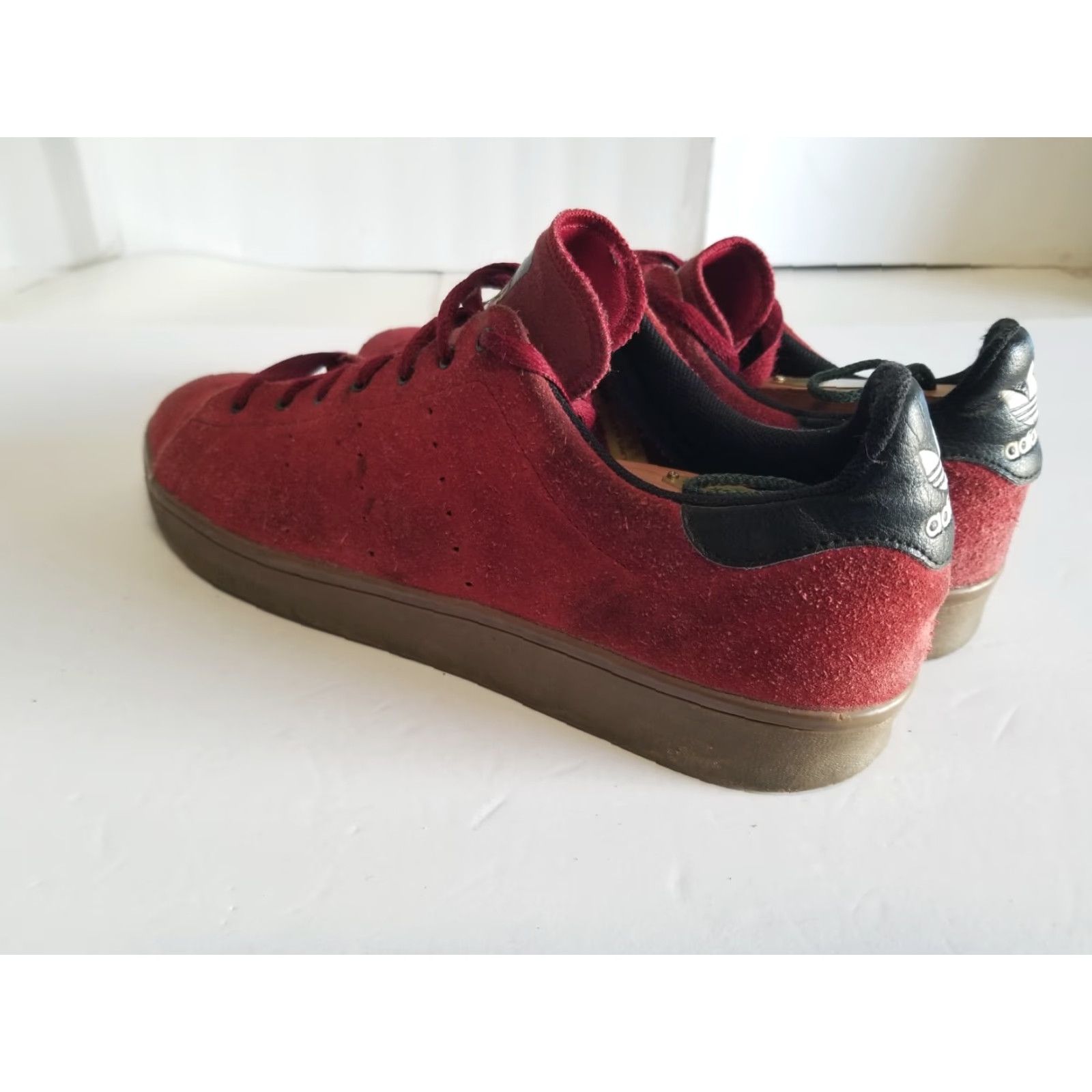 Adidas Adidas Stan Smith Vulc Burgundy Gum Suede Skateboarding C75190 Men's Size 12 Size US 13 / EU 46 - 4 Thumbnail