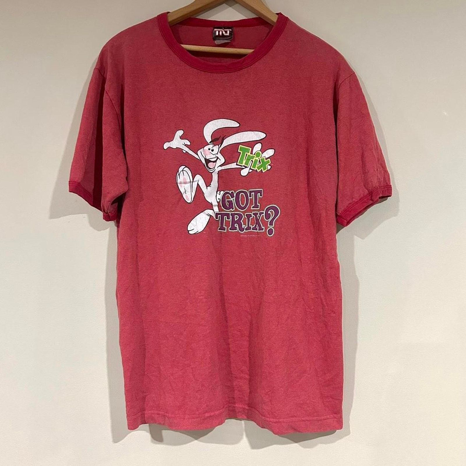Other Vintage 2005 Trix Cereal Silly Rabbit Ringer Shirt Size US M / EU 48-50 / 2 - 1 Thumbnail