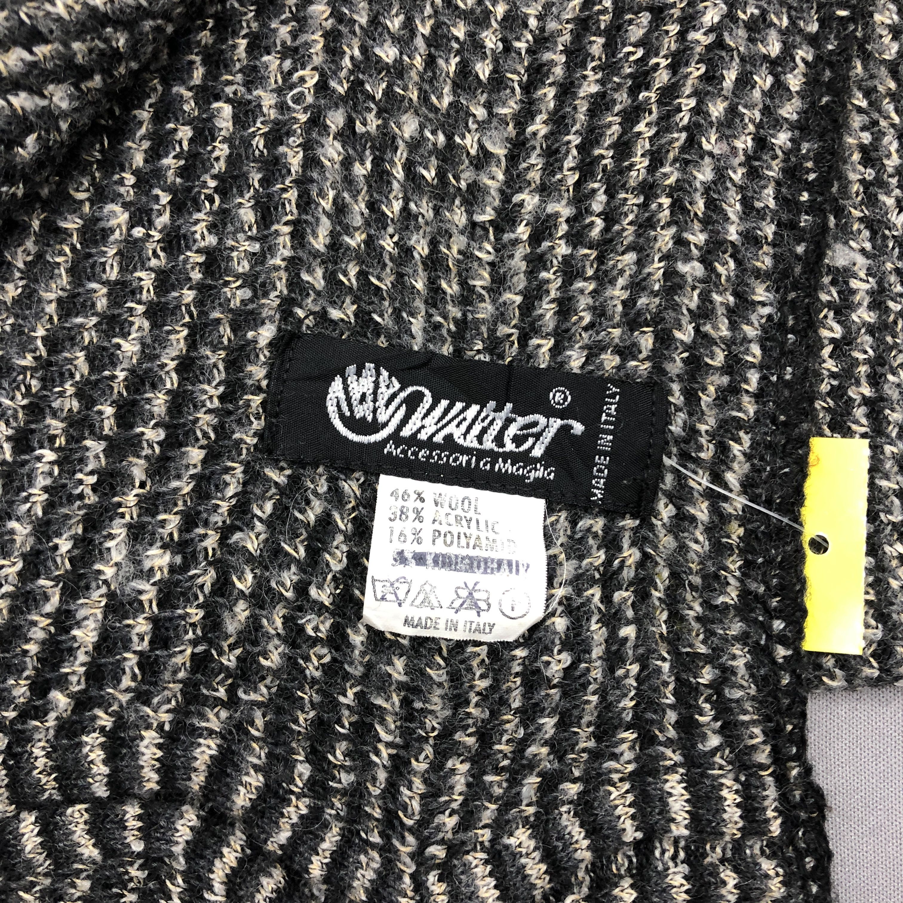 Japanese Brand Vintage Walter Scarf Muffler Wool Cashmere Scarves Size ONE SIZE - 4 Thumbnail