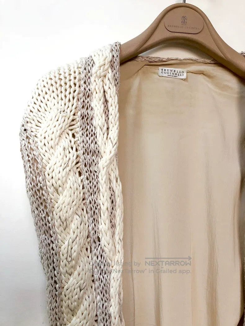 Brunello Cucinelli Brunello Cucinelli Beaded Knit Vest Size S / US 4 / IT 40 - 6 Thumbnail