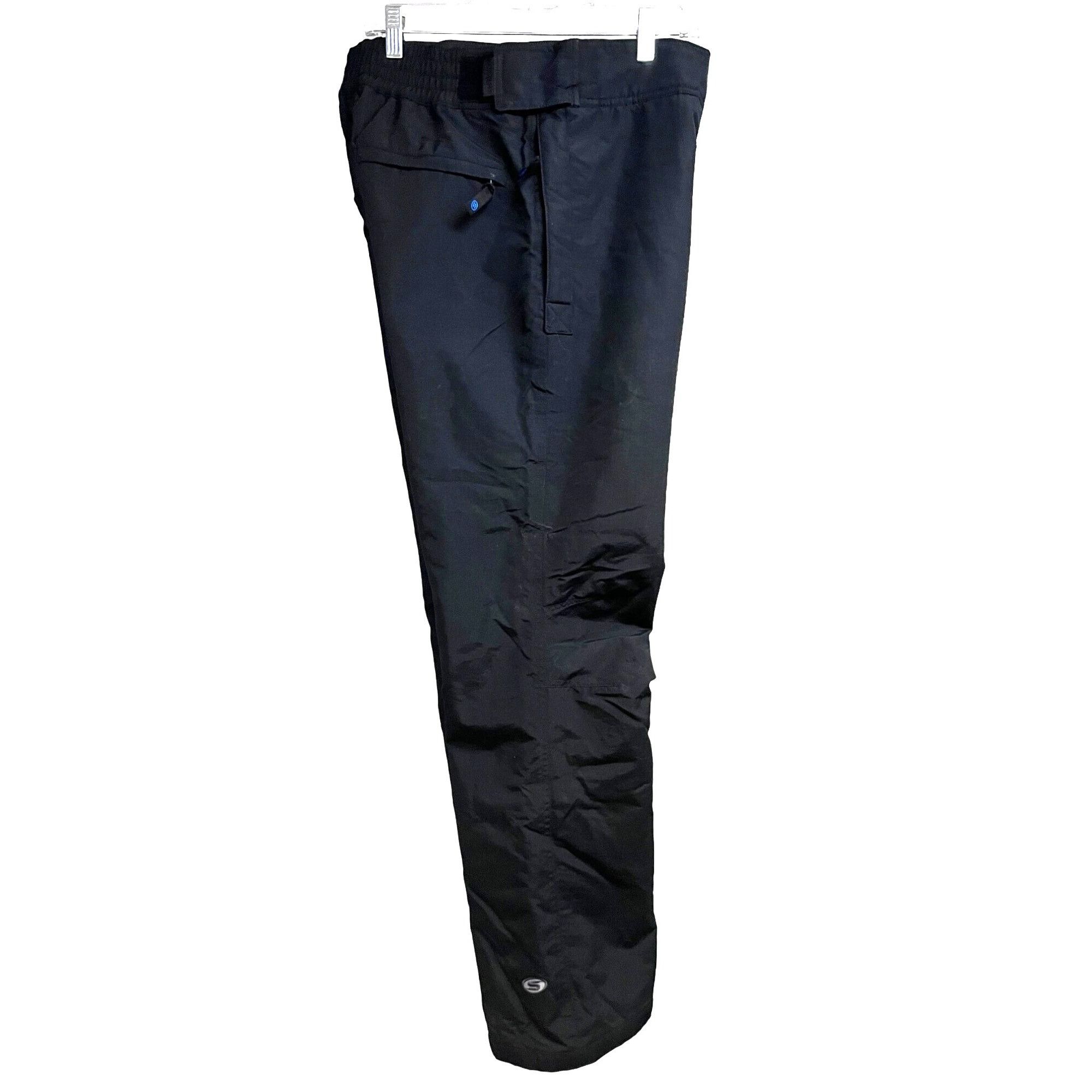 Vintage Slalom Mens Black Cargo Ski Snow Pants Small Insulated Water Size US 32 / EU 48 - 6 Thumbnail