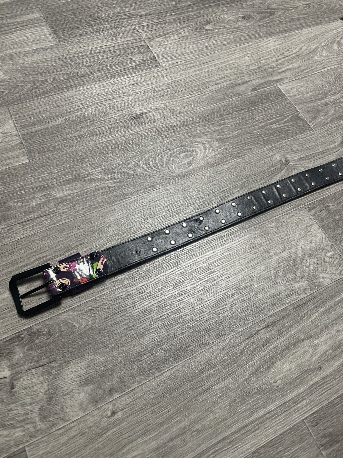 Iron Fist Iron Fist Colorful Horror Print Rhinestones Belt Punk Y2K Size ONE SIZE - 18 Thumbnail