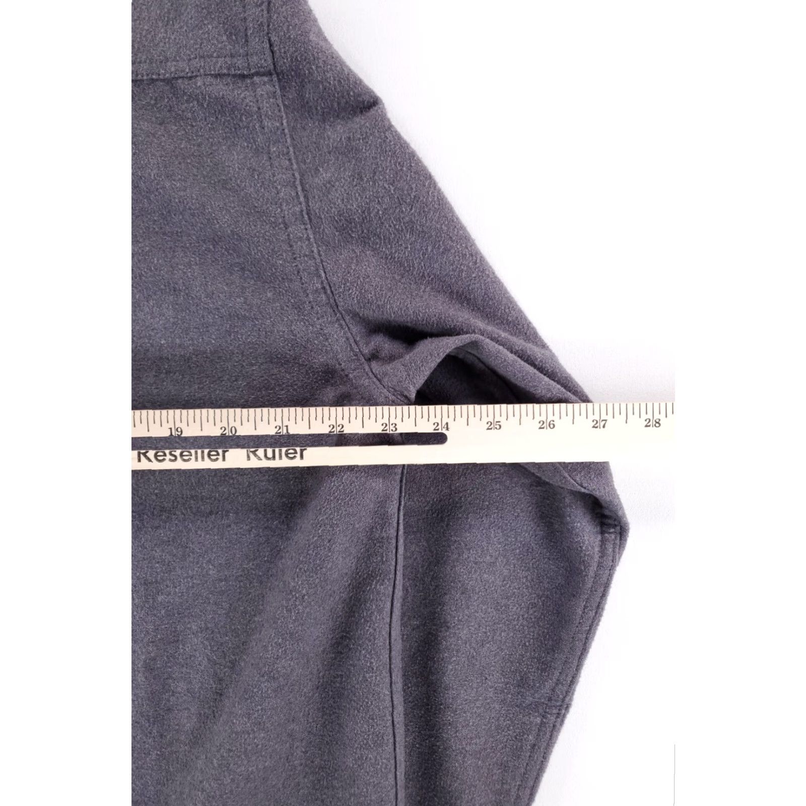 Vintage LL Bean Chamois Flannel Button-Up Shirt Grey Long Sleeve Mens M Size US M / EU 48-50 / 2 - 6 Thumbnail