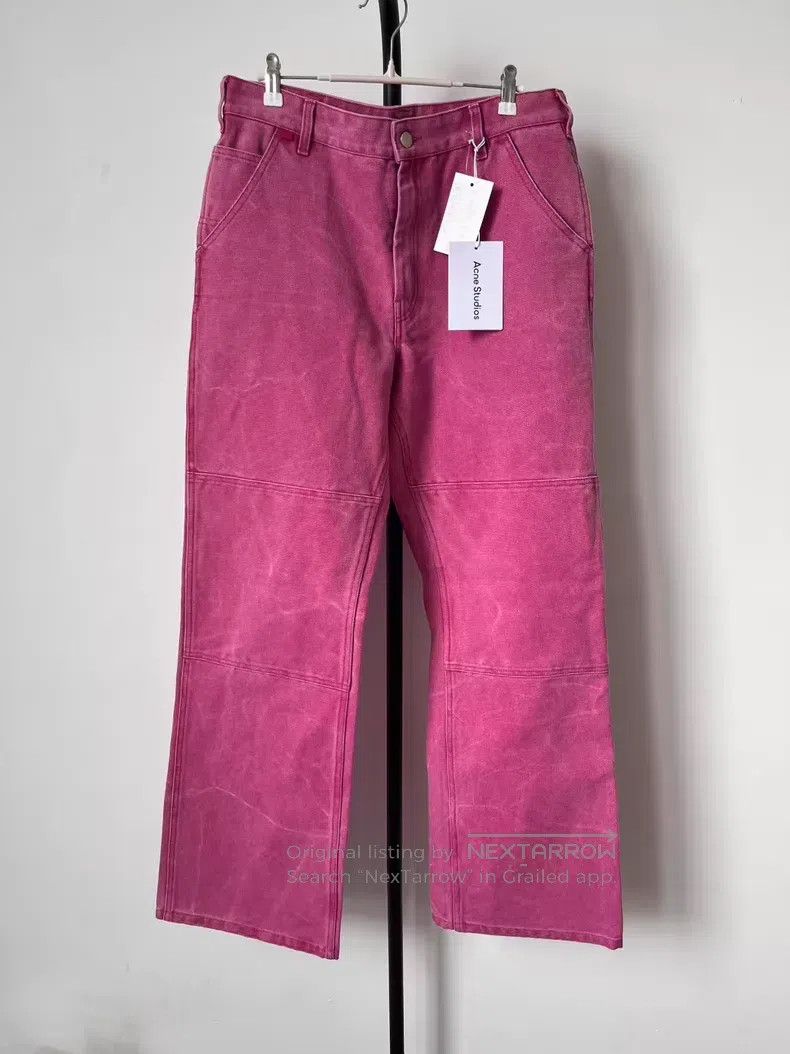 Acne Studios Acne Studios size S Solid Color Straight Canvas Casual Pant Size US 26 / EU 42 - 1 Thumbnail