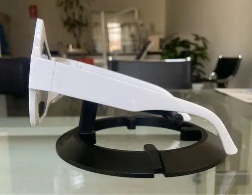 Electric Visual × Japanese Brand Y2K Asymmetric Sunglasses (White) Size ONE SIZE - 3 Thumbnail
