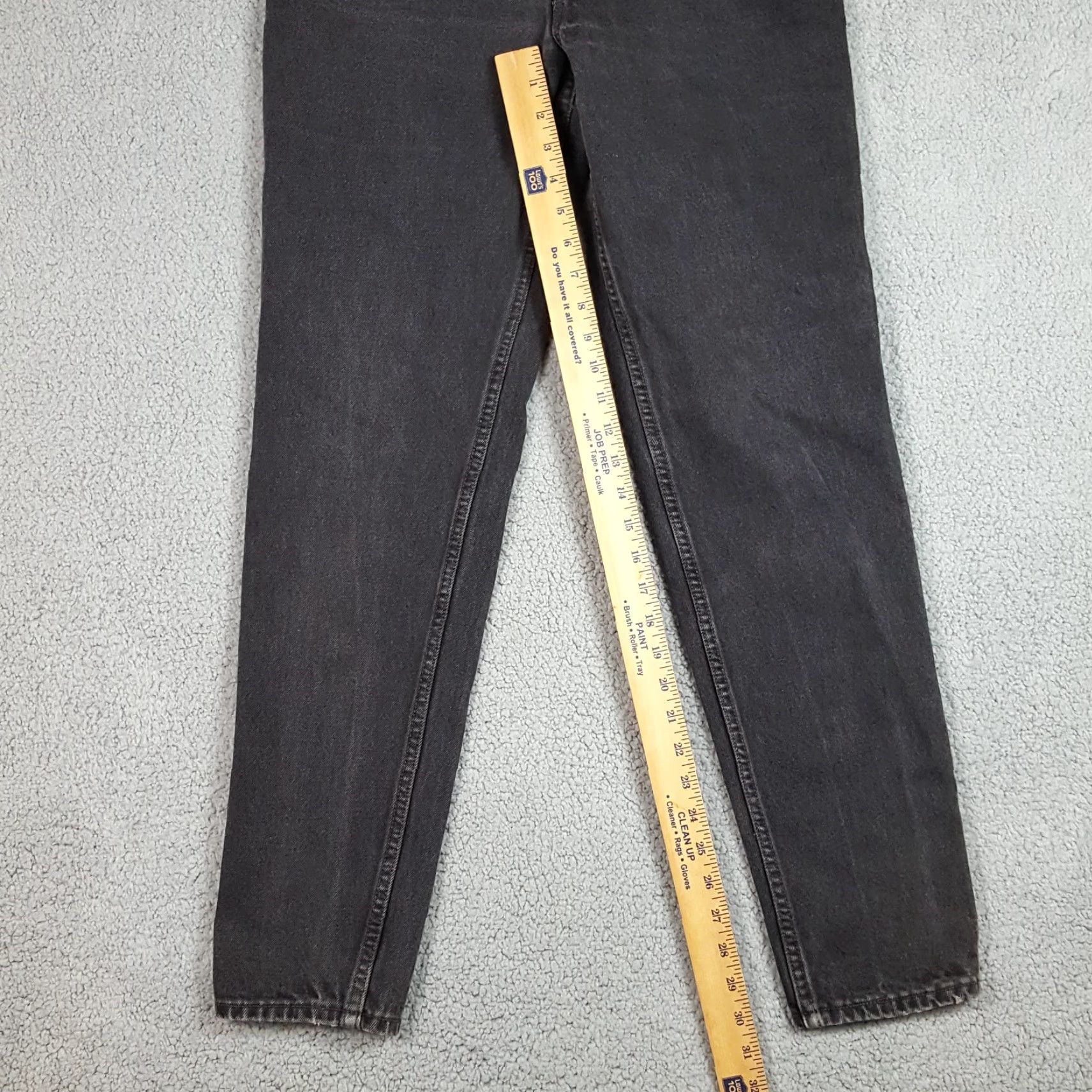 Levi's VINTAGE Levi's 512 Slim Fit Tapered Leg Jeans Women's Size 11 Jr Black Denim 90s Grunge Size 32" / US 10 / IT 46 - 5 Thumbnail