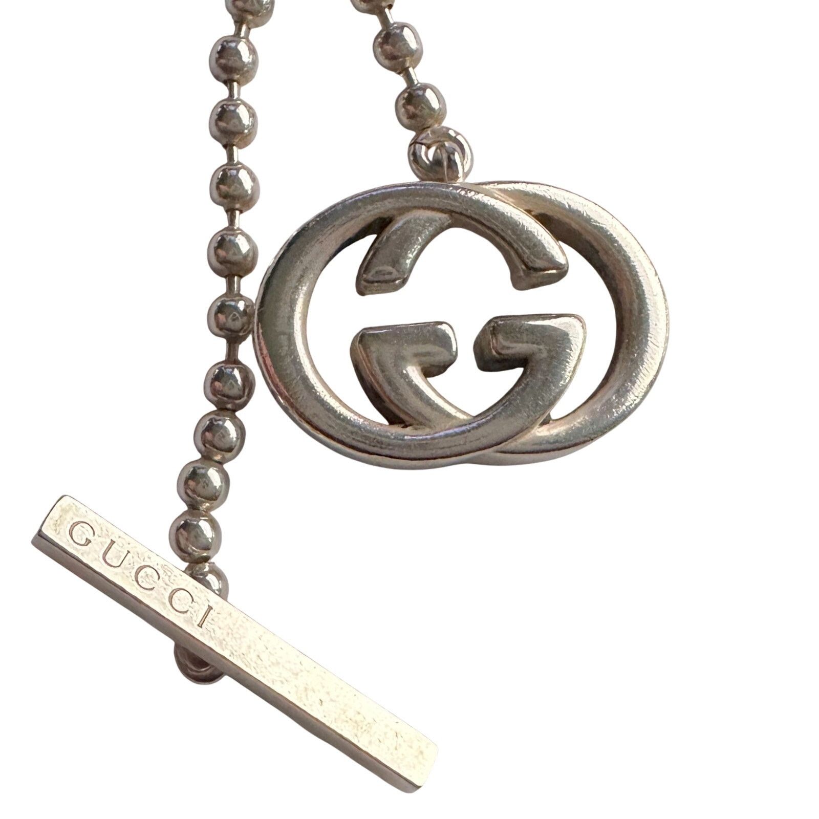 Gucci GUCCI GG Toggle Ball Chain Necklace with Box & Dust Bag Size ONE SIZE - 3 Thumbnail