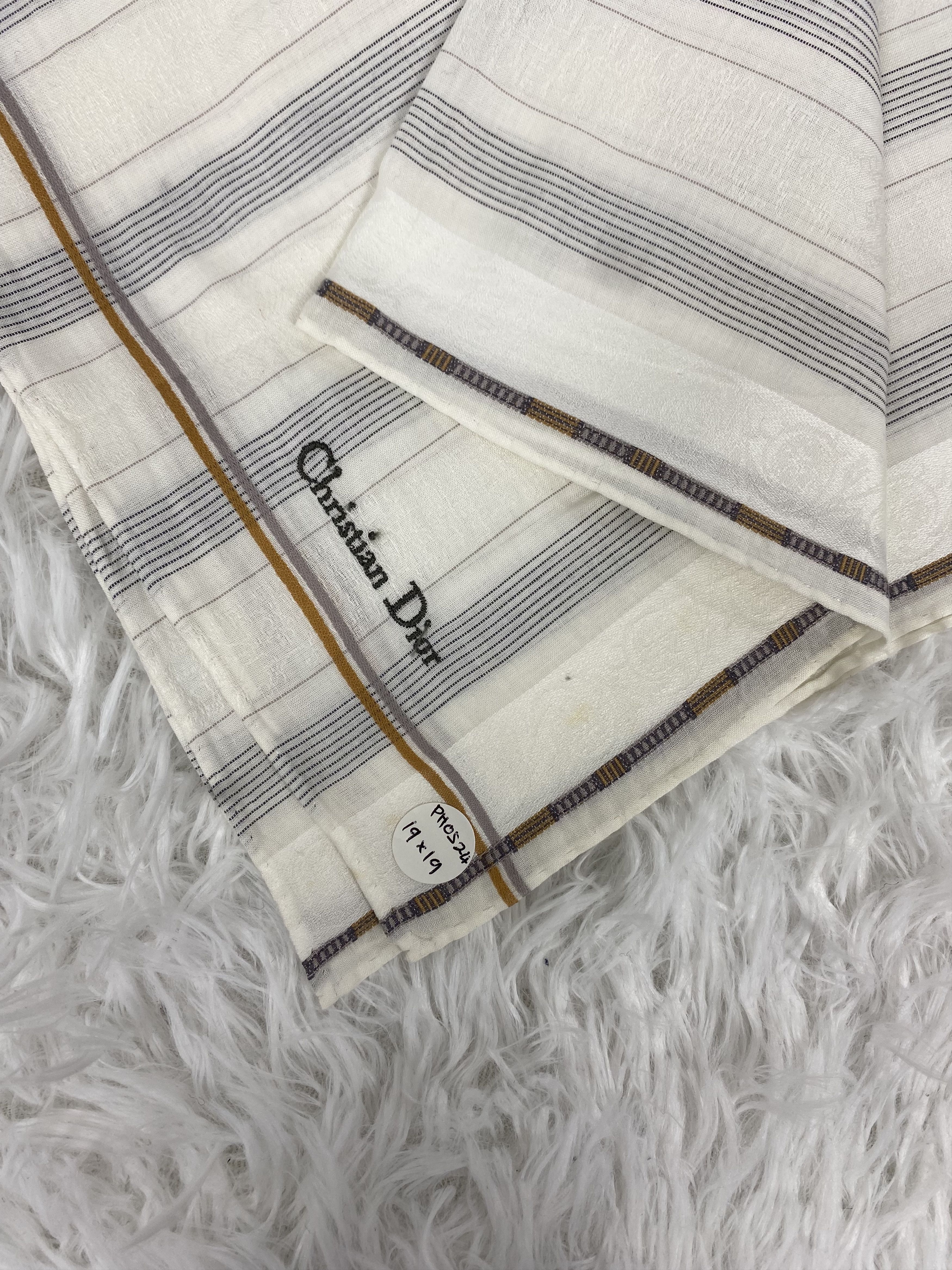 Vintage Vintage Christian Dior Handkerchief Neckerchief PH0524 Size ONE SIZE - 2 Thumbnail