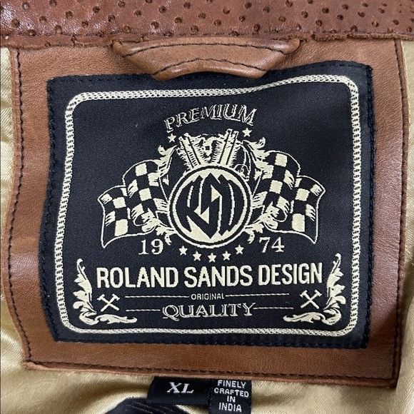 Roland Sands Designs Roland Sands Design Clash Leather Motorcycle Riding Jacket i Size US XL / EU 56 / 4 - 16 Thumbnail