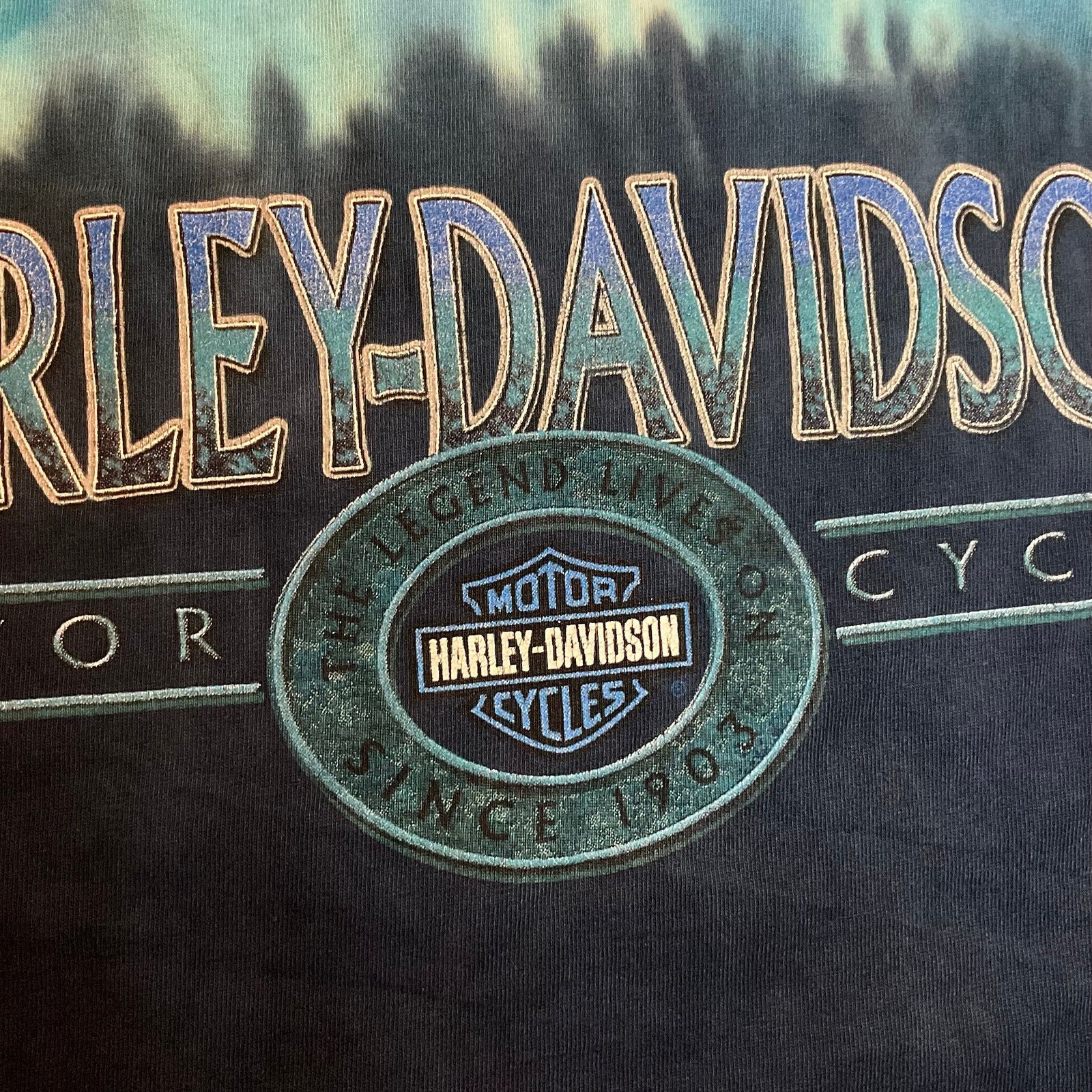 Harley Davidson 💙 HARLEY-DAVIDSON “BOSWELL’S NASHVILLE” TIE-DYE 💙 Size XL Size US XL / EU 56 / 4 - 4 Thumbnail