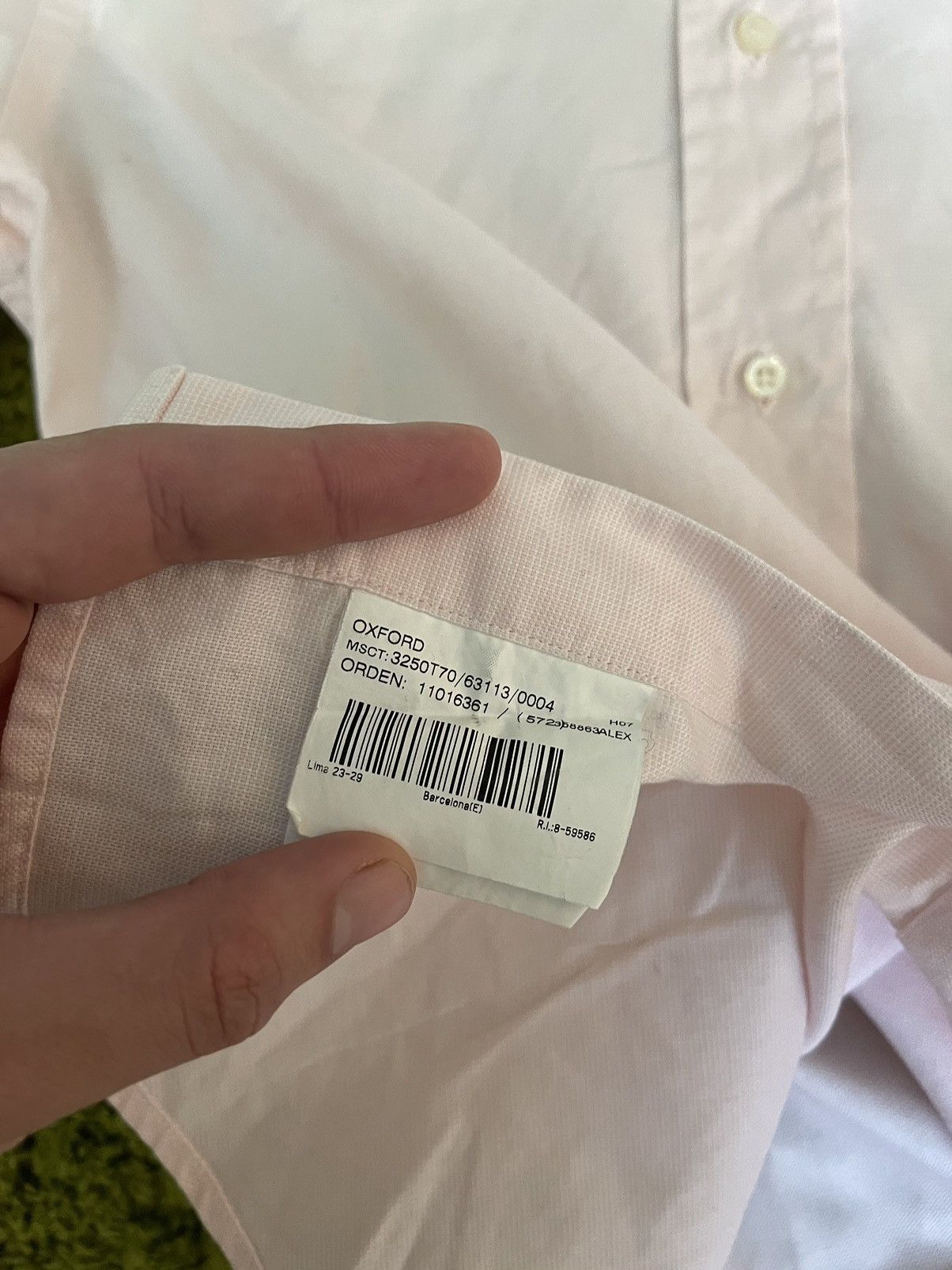 Burberry × Designer Burberry pink Oxford shirt Size US M / EU 48-50 / 2 - 7 Thumbnail