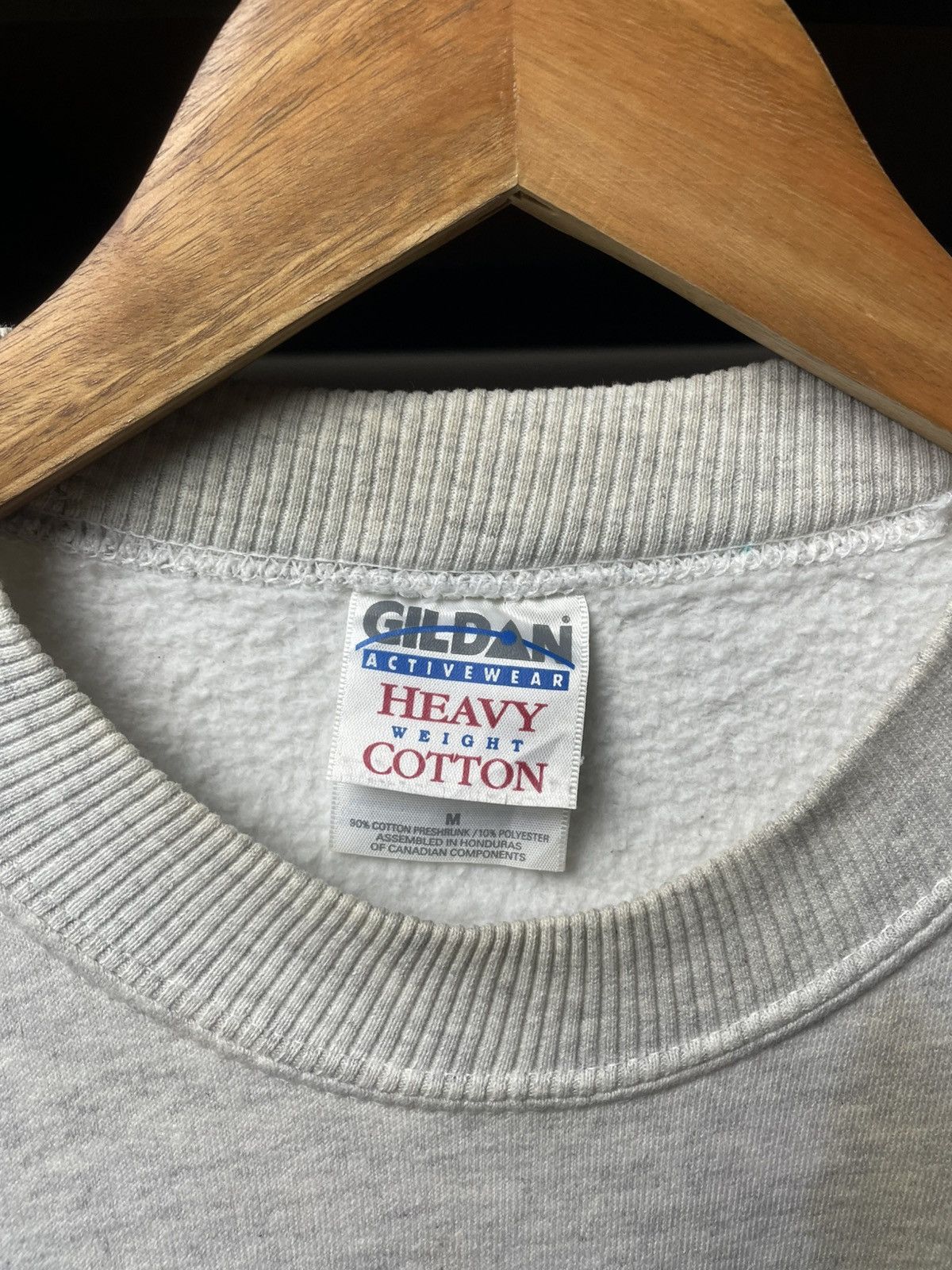 Gildan vintage heather gray crewneck sweatshirt Size US M / EU 48-50 / 2 - 4 Thumbnail