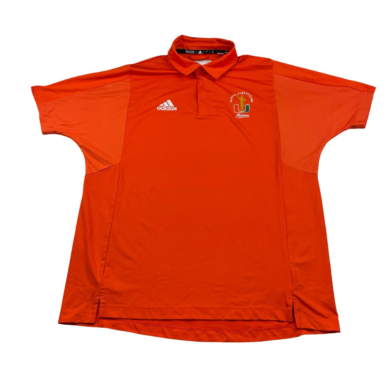 Adidas Miami Hurricanes Sports Hall Of Fame x Adidas Men’s Polo Shi Size US L / EU 52-54 / 3 - 2 Thumbnail