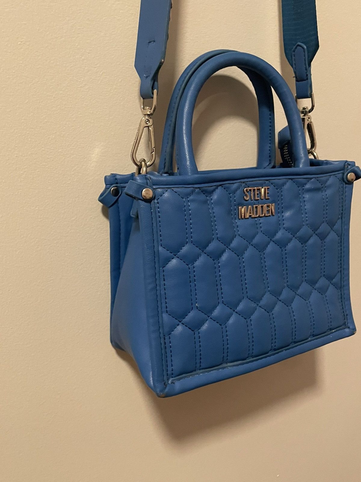 Steve Madden Steve Madden BNiko Convertible Crossbody Bag in blue Size ONE SIZE - 5 Thumbnail