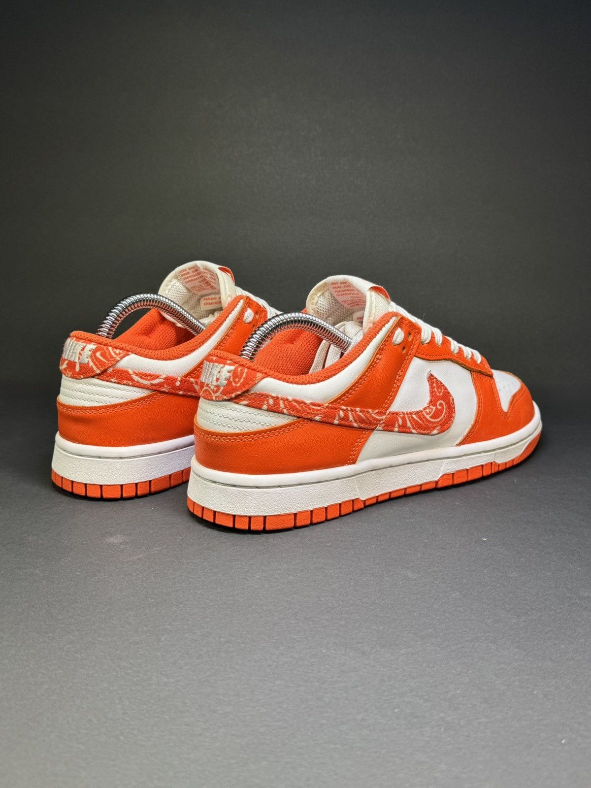 Nike Nike Dunk Low Orange Bandana Paisley Size US 8 / IT 38 - 3 Thumbnail
