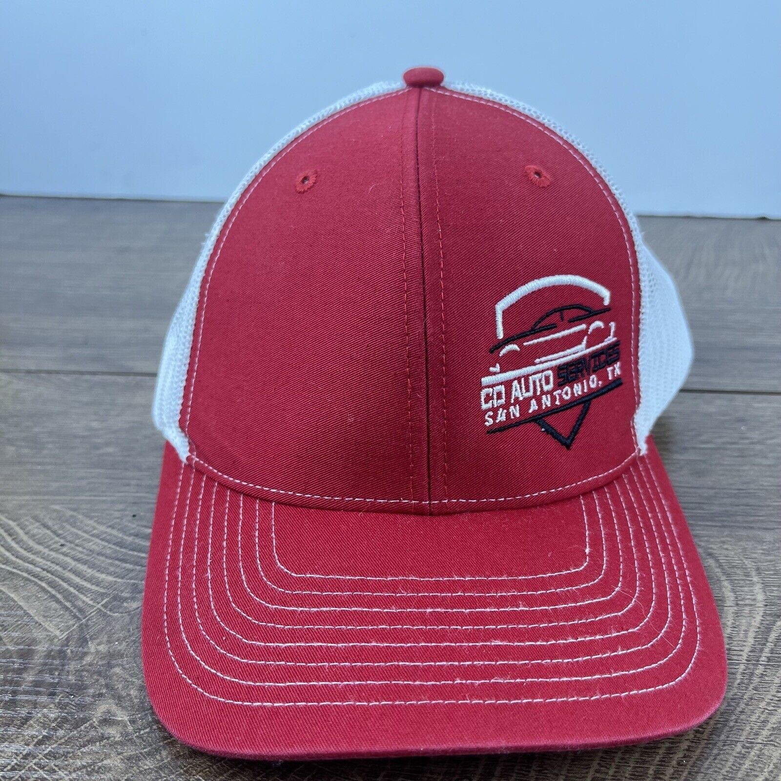 Other CD Auto Services Hat San Antonio Texas Adjustable Hat Red Ha Size ONE SIZE - 1 Thumbnail