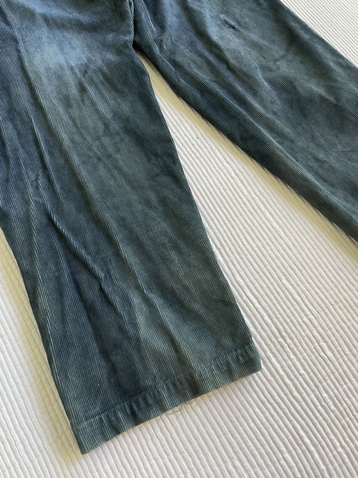 Other Worn Hand Dyed Indigo Cords Size US 33 - 12 Thumbnail