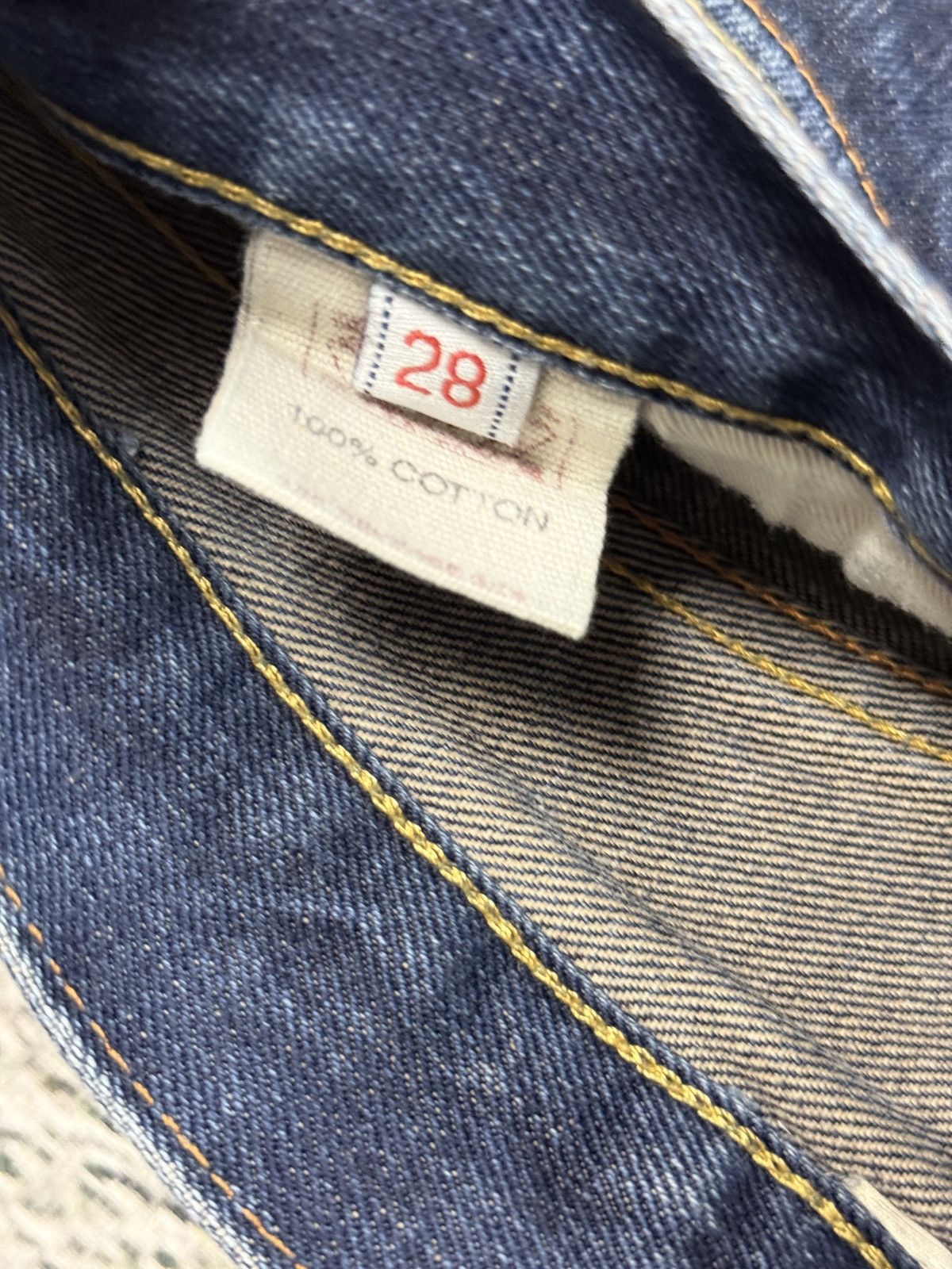 Evisu Evisu jeans daicock big logo black selvedge denim Size US 28 / EU 44 - 11 Thumbnail