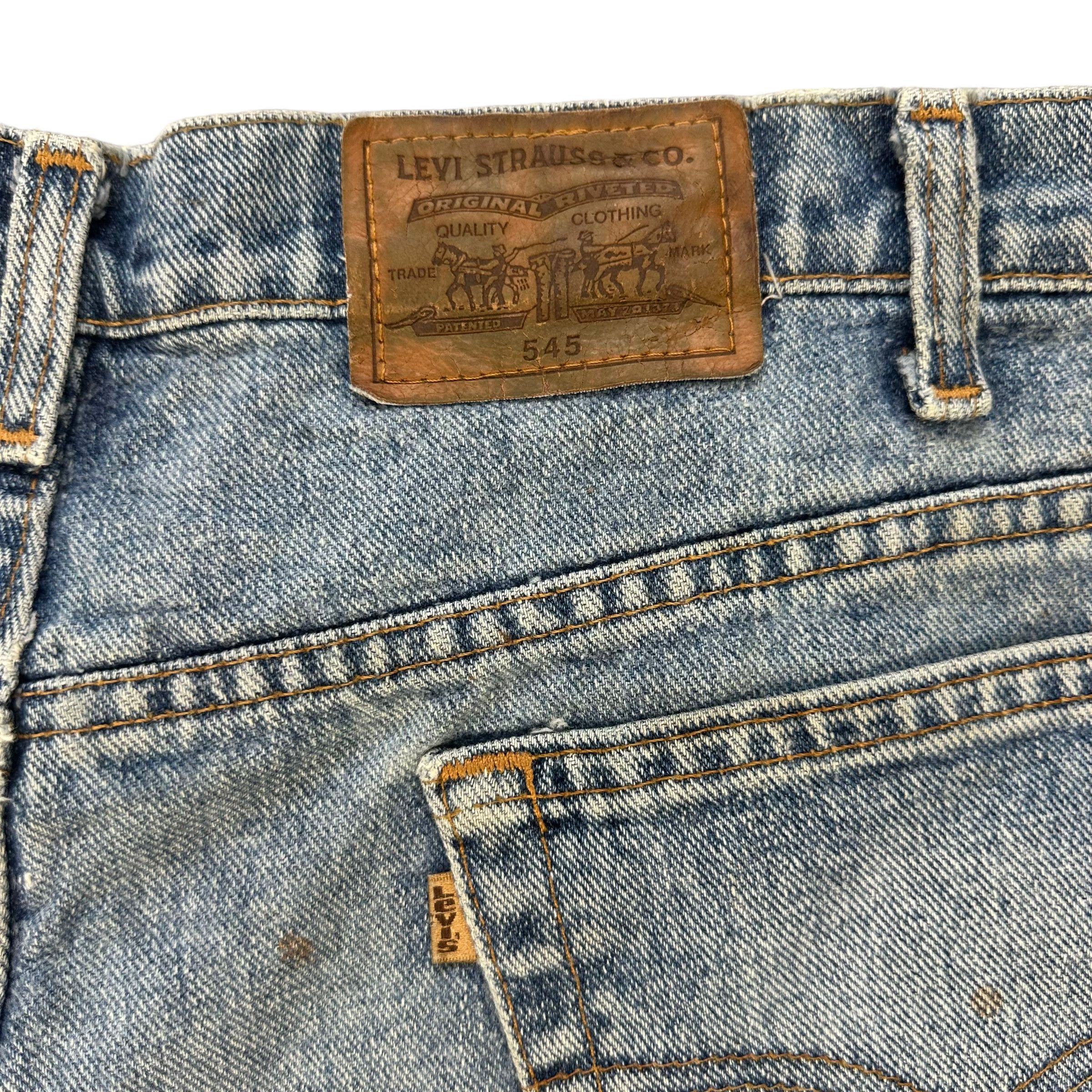 Levi's VINTAGE TRASHED LEVIS 545 SHORT JEANS #8399-007 Size US 40 / EU 56 - 12 Thumbnail