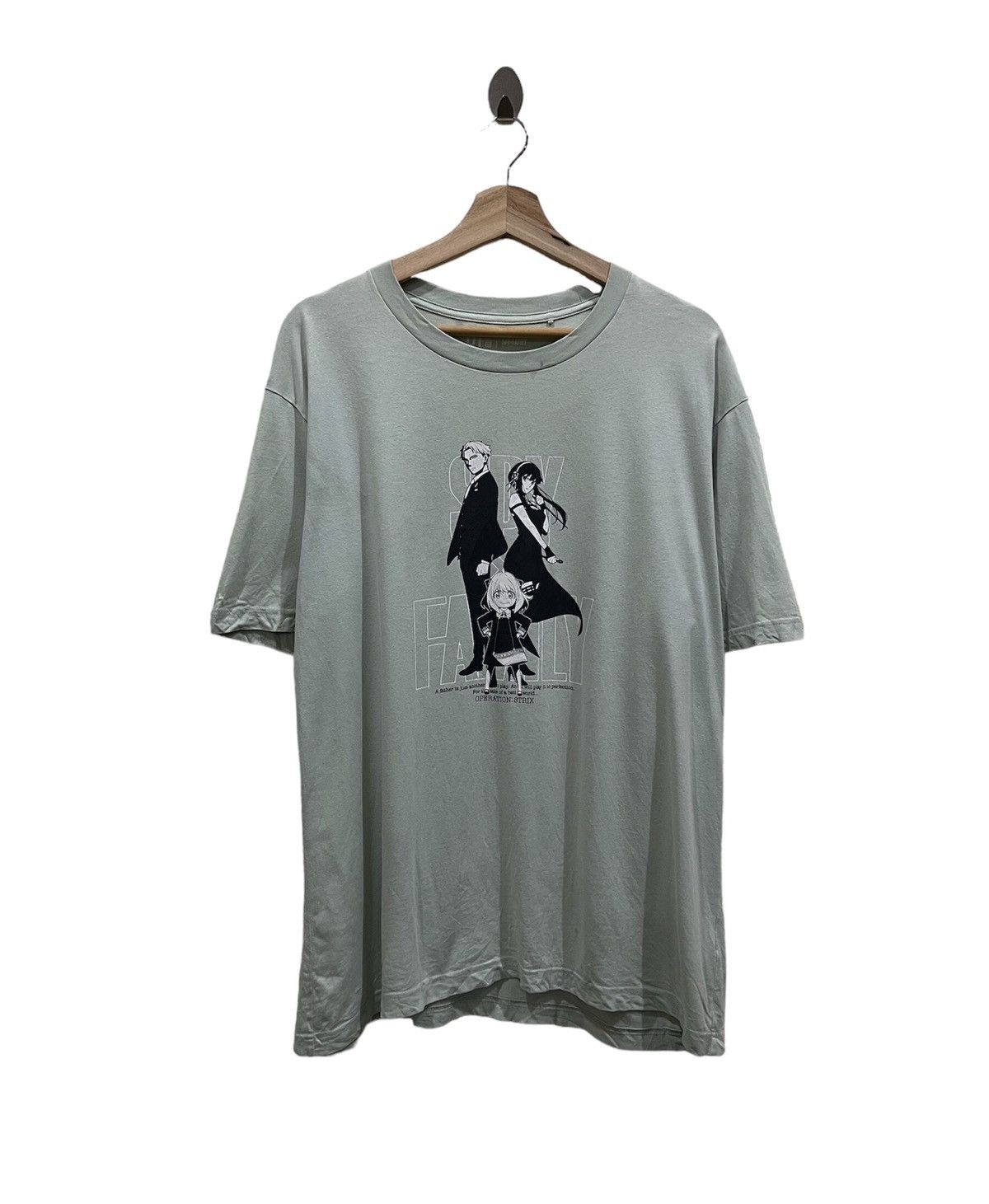image of Cartoon Network x Uniqlo Spy Family Cartoon Uniqlo Tshirt in Mix, Men's (Size XL)