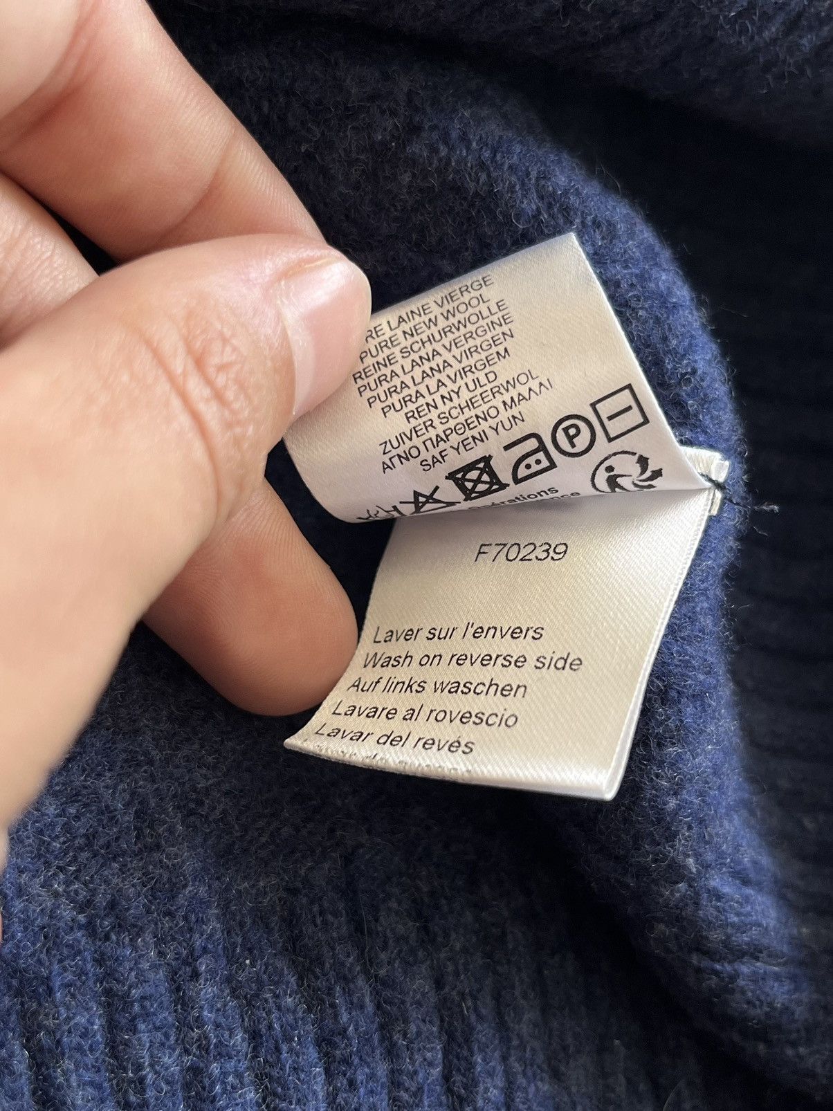 Lacoste × Vintage VINTAGE LACOSTE WOOL SWEATER Size US L / EU 52-54 / 3 - 6 Thumbnail
