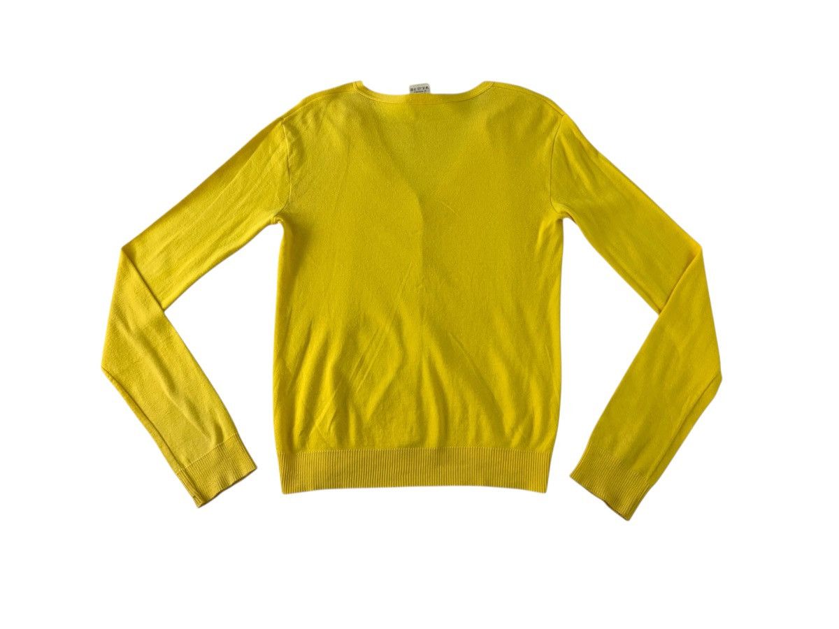 agnes b. Agnes B Paris Button Down Knit Yellow Cardigan Size S / US 4 / IT 40 - 2 Thumbnail