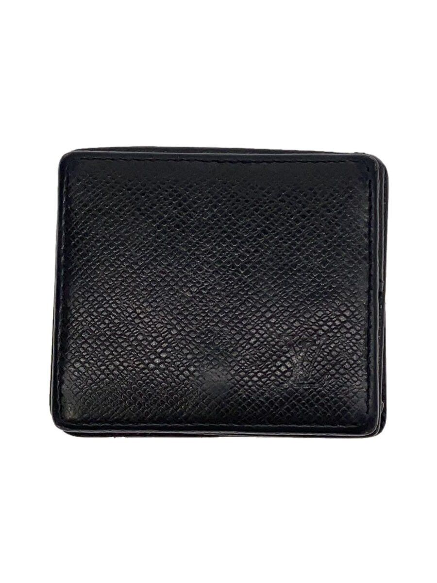Louis Vuitton Louis Vuitton Taiga Porte Monet Boite Leather Black Size ONE SIZE - 1 Thumbnail