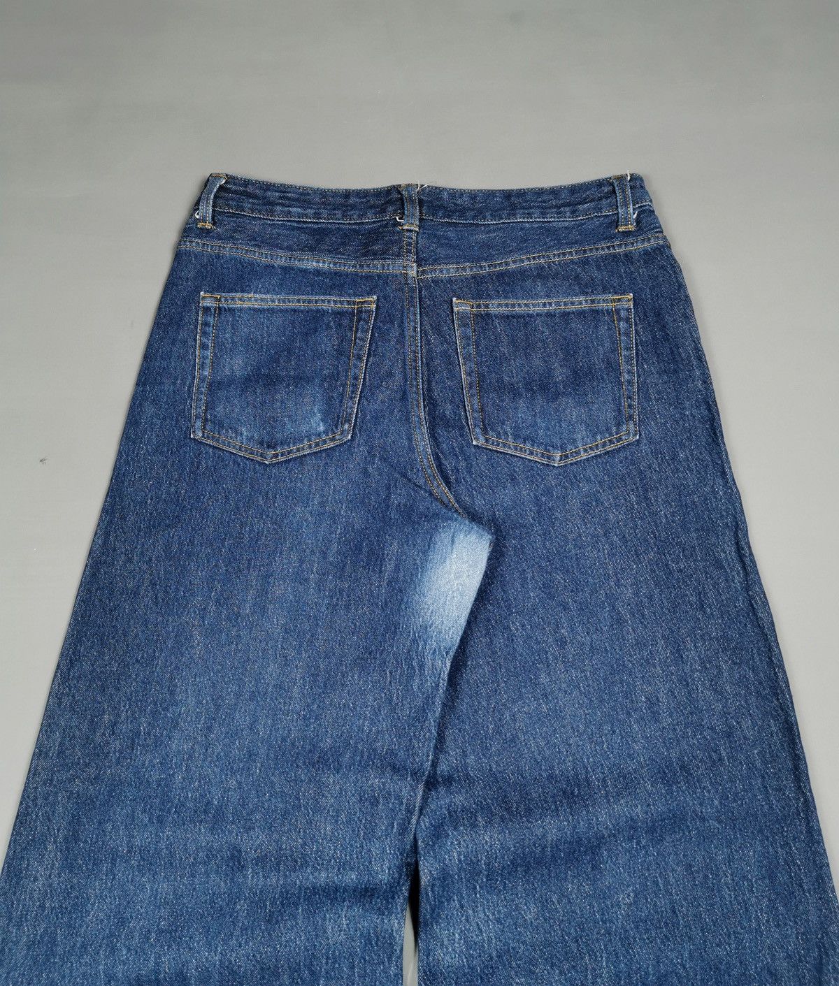 GU × Undercover Wide Flare GU Japan Denim Jeans Size US 32 / EU 48 - 6 Thumbnail